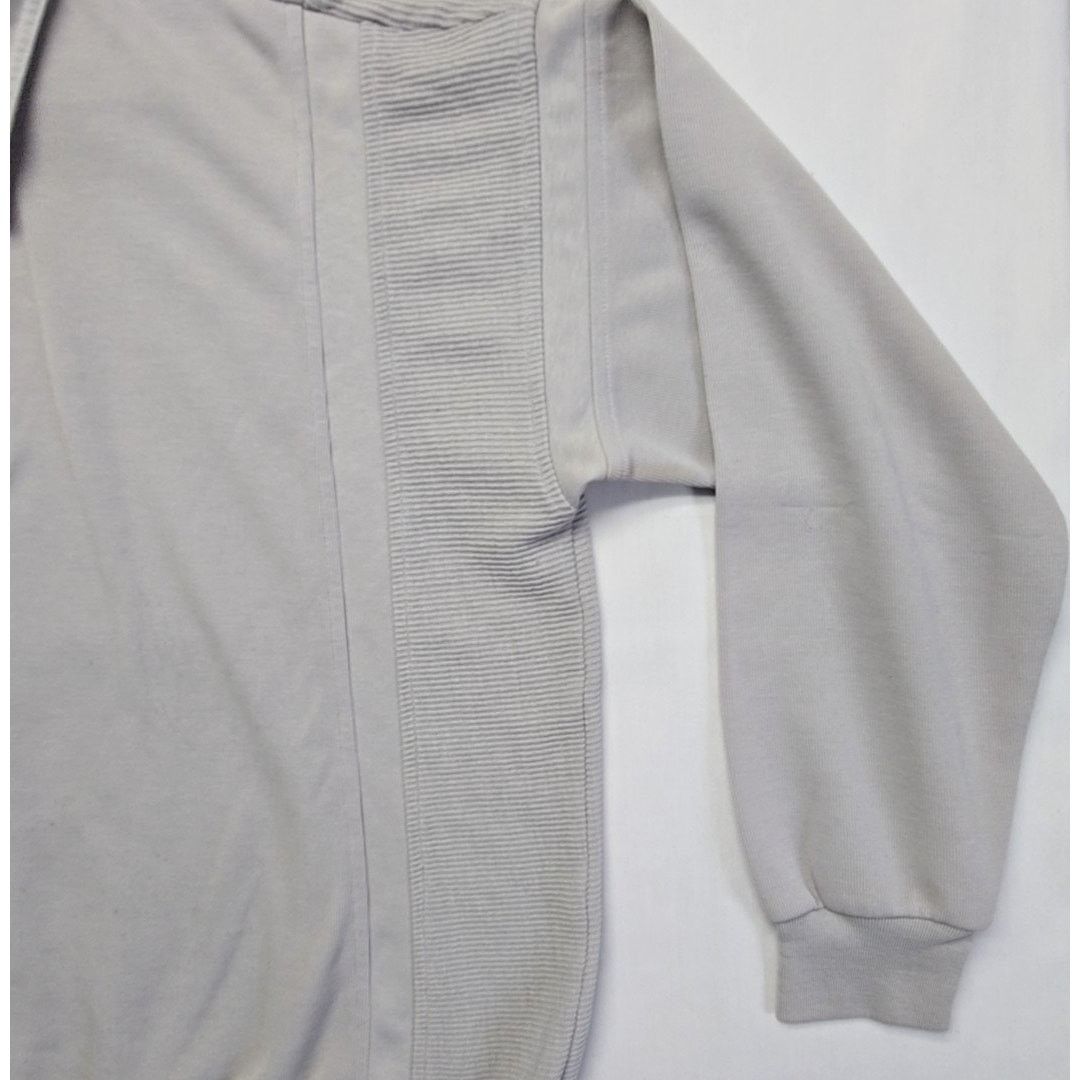 Vintage Vintage Knightsbridge Shirt Gray Ribbed XL Polo Long Sleeve Size US XL / EU 56 / 4 - 2 Thumbnail