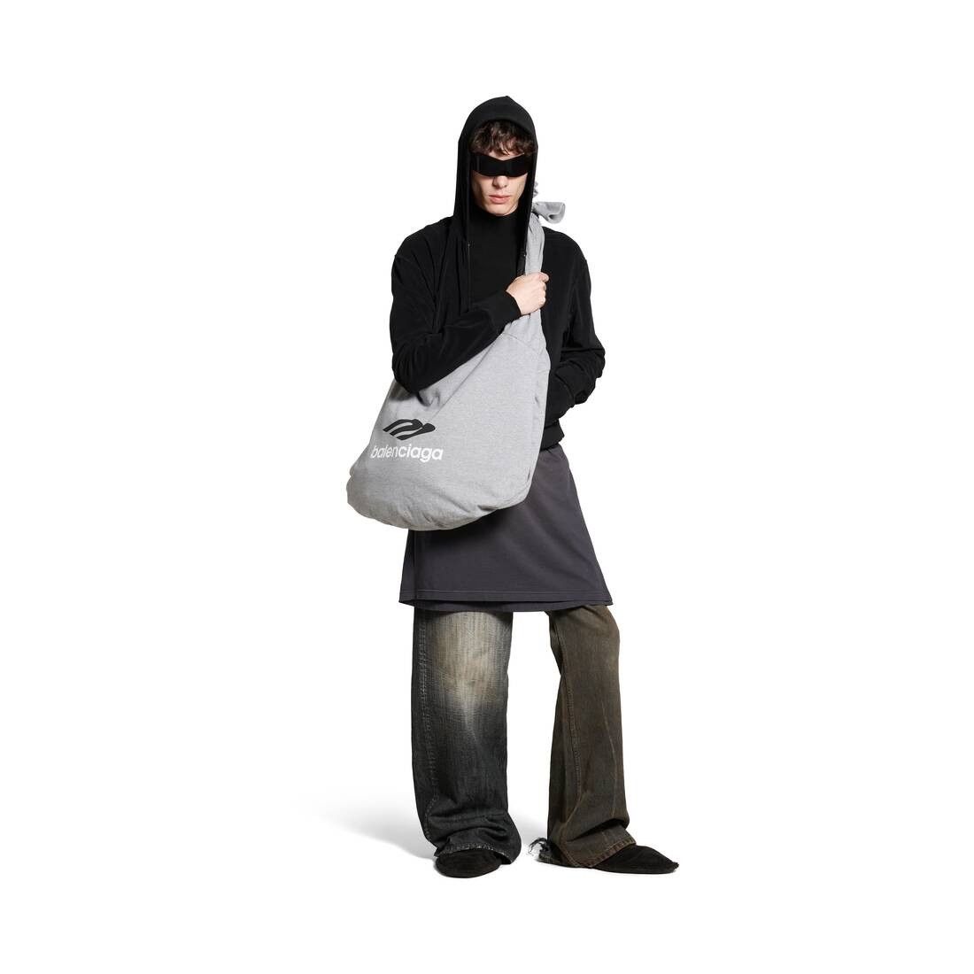 Balenciaga o1bcso1str0625 Size: OS / New Jersey Hobo Bag in Grey Size ONE SIZE - 2 Thumbnail