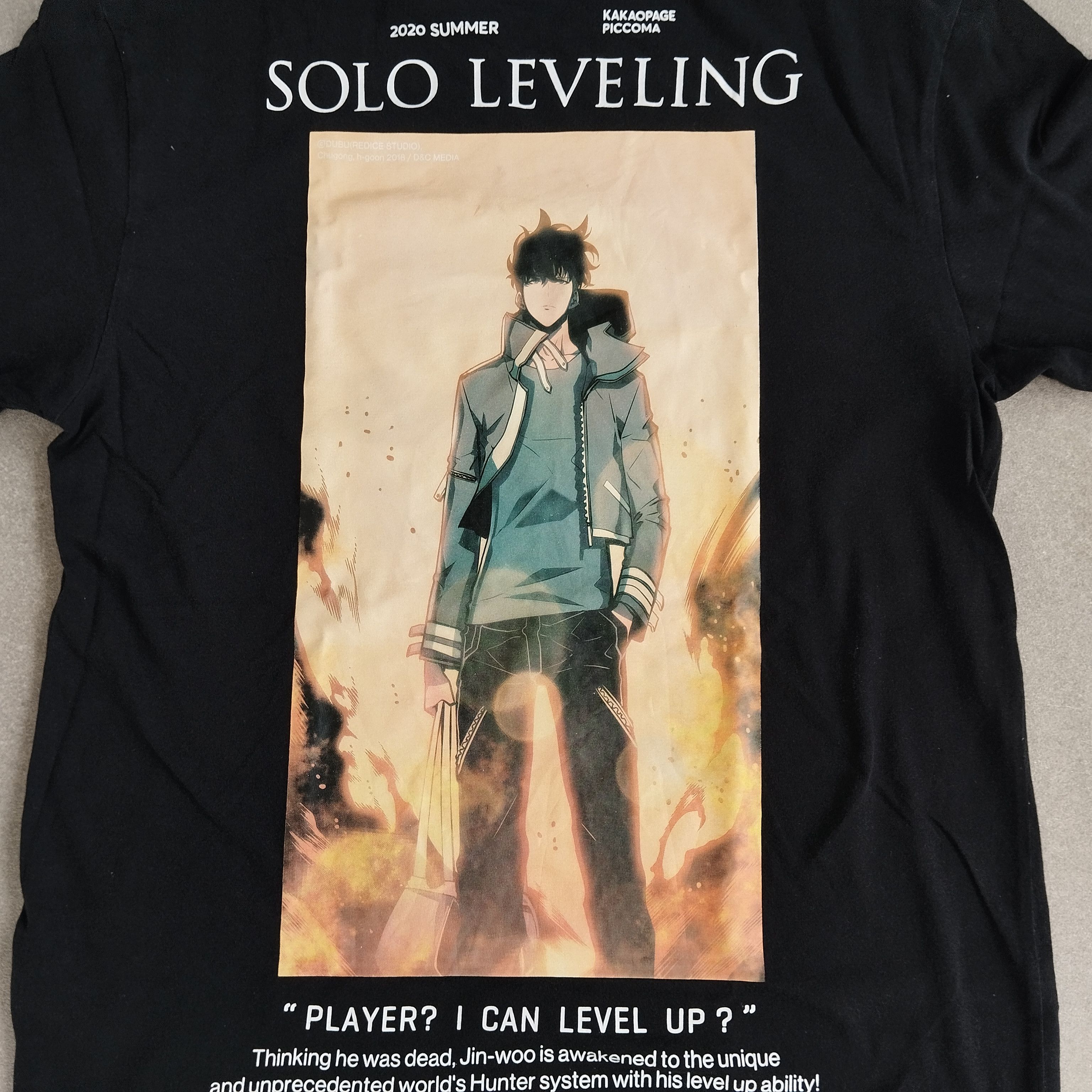 Anime × Japanese Brand Official promo T-shirt Solo Leveling Size US M / EU 48-50 / 2 - 1 Thumbnail