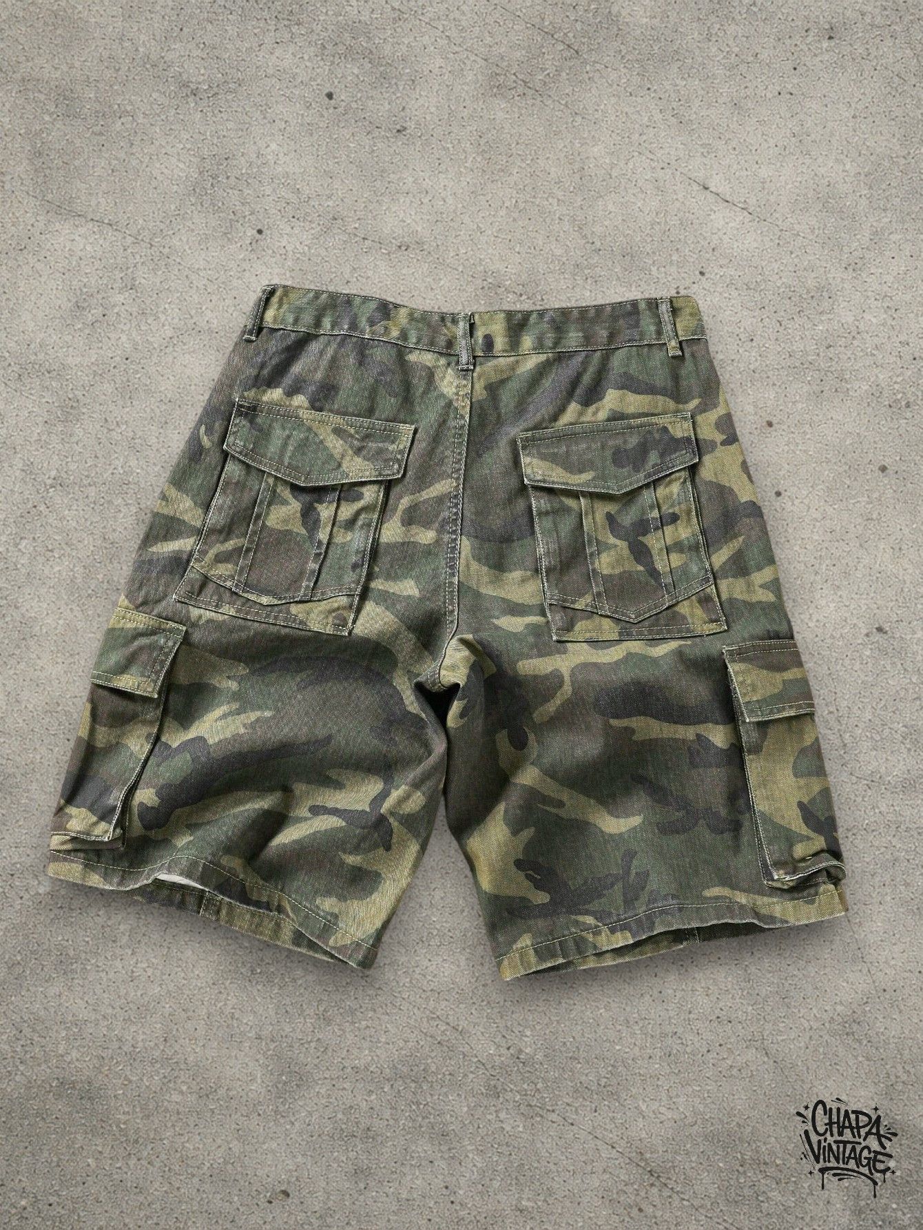 Japanese Brand Cargo camo shorts Size US 32 / EU 48 - 2 Thumbnail