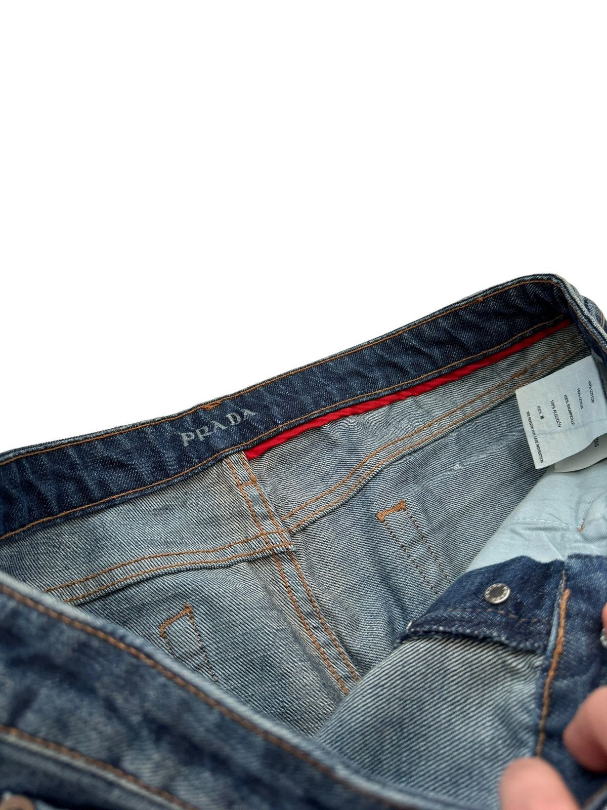 Prada Straight Fit Denim Blue Jean Size US 30 / EU 46 - 3 Thumbnail