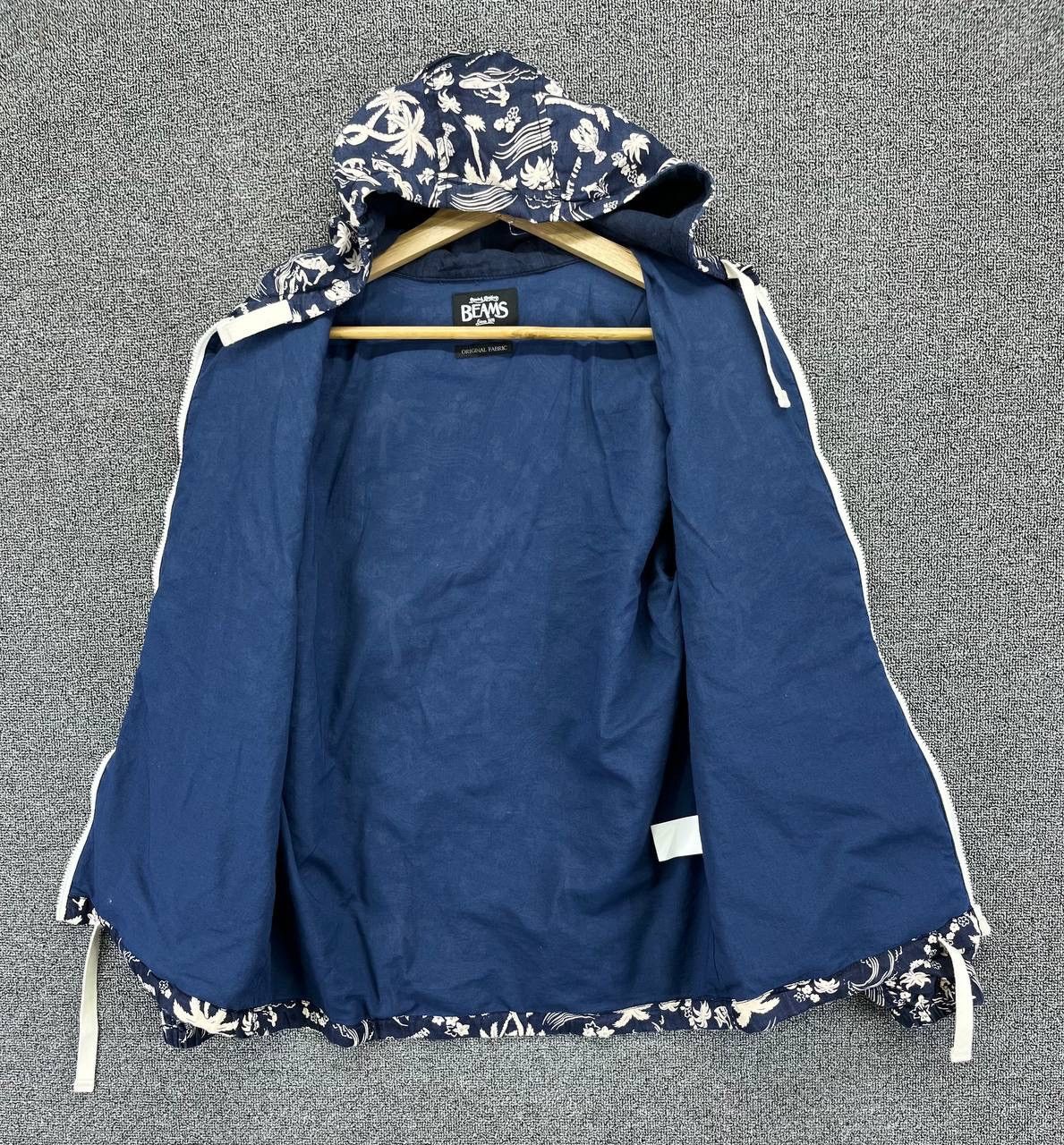 Beams Plus Vintage Beams Hawaiian Surf Hoodie Jacket Size M / US 6-8 / IT 42-44 - 6 Thumbnail