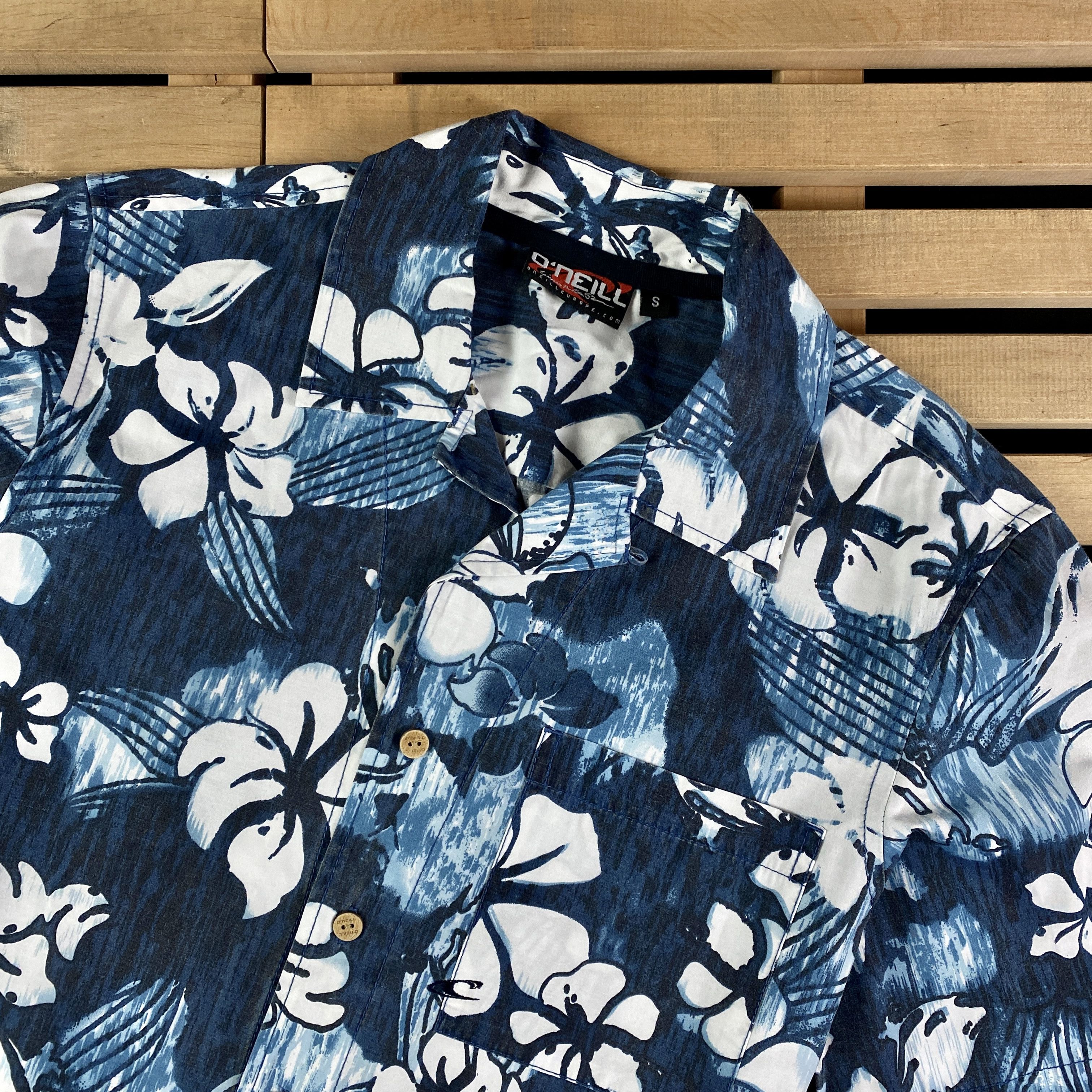 O'Neill Mens Hawaiian Shirt Short Sleeve O Neill Size S Size US S / EU 44-46 / 1 - 2 Thumbnail