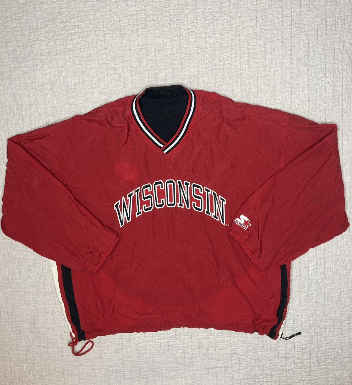NCAA × Starter × Vintage Vintage Wisconsin Badgers Reversible Starter Jacket Size XL Size US XL / EU 56 / 4 - 2 Thumbnail