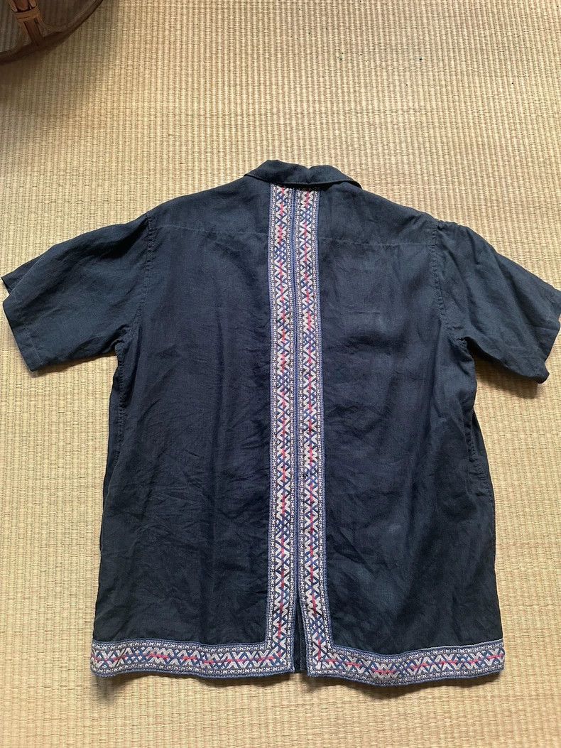 Kapital Kapital Cuban collar ethnic embroidery short-sleeved shirt Size US L / EU 52-54 / 3 - 2 Thumbnail