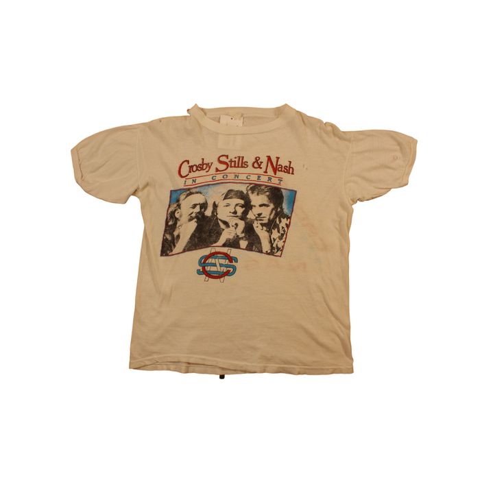 Vintage Vintage Crosby Stills & Nash in Concert Tee Shirt White (See | Grailed