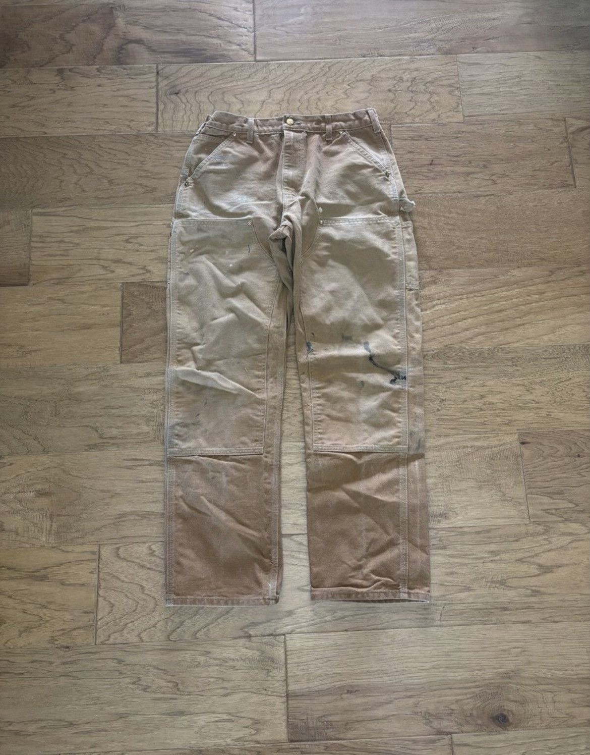 Carhartt Carhartt tan double knee pants Size US 33 - 1 Thumbnail
