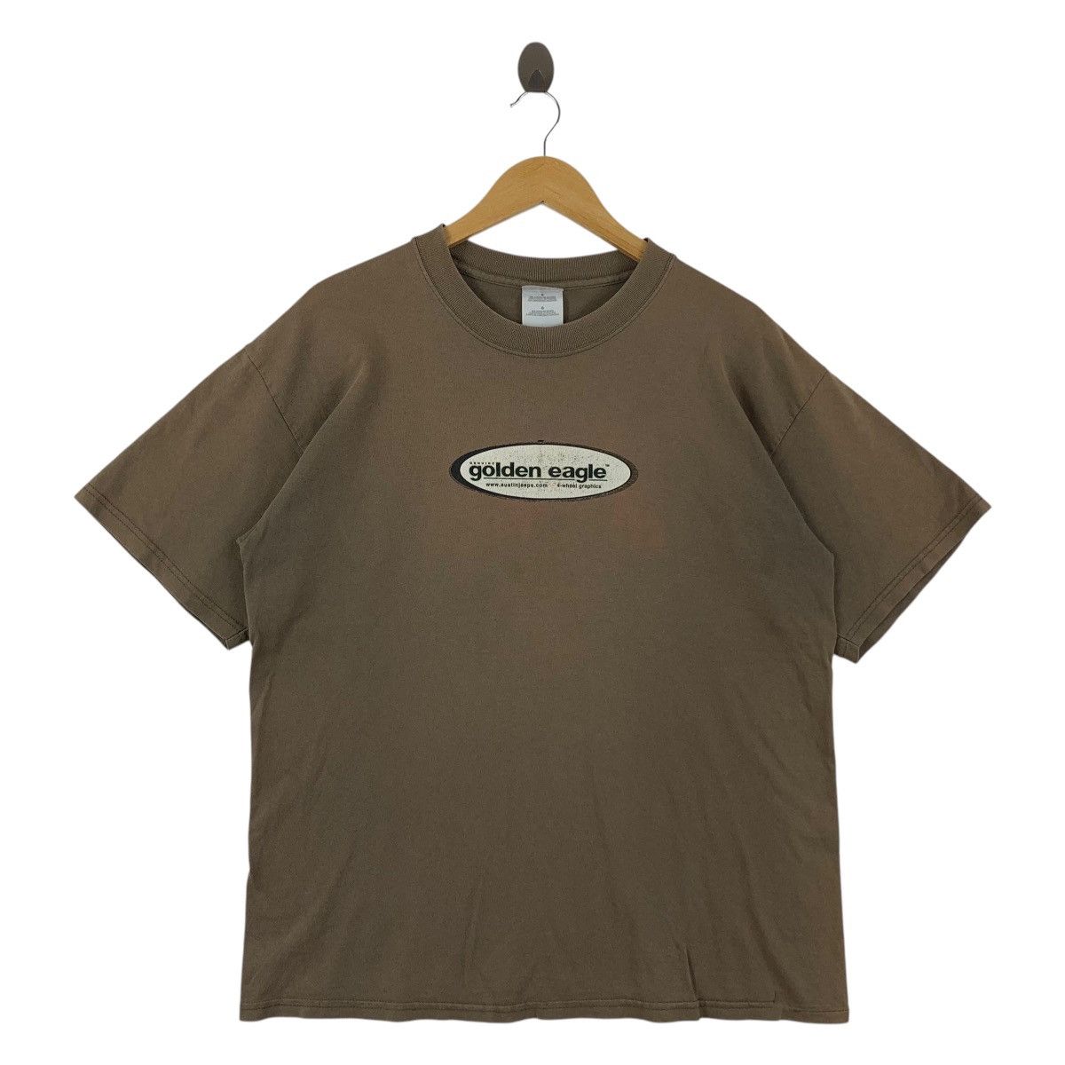 Gildan × Vintage Vintage 90s GOLDEN EAGLE big printed tee Size US L / EU 52-54 / 3 - 2 Thumbnail