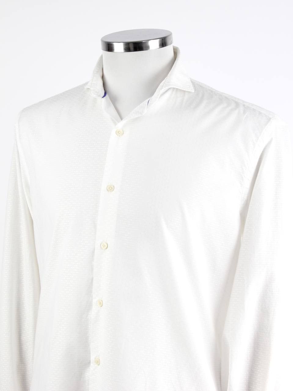 Boggi BOGGI MILANO White cotton shirt Size US L / EU 52-54 / 3 - 4 Thumbnail