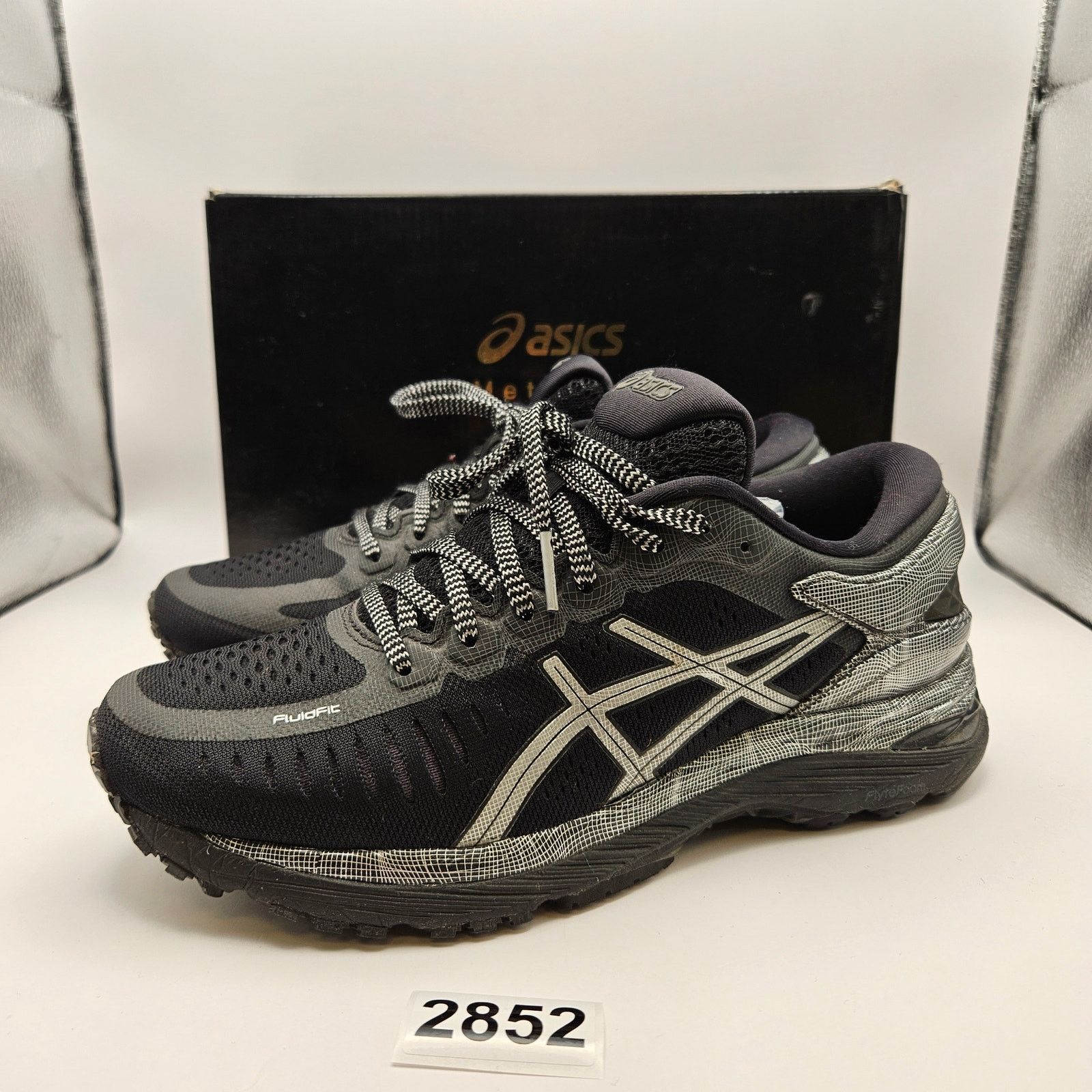 Asics ASICS WOMEN'S 7 METARUN BLACK/SILVER 1012A513-001 RARE TRAIN Size US 7 / IT 37 - 1 Thumbnail