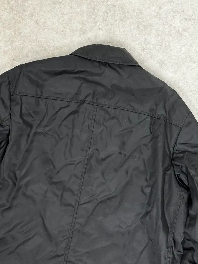Prada 2000s Prada Black Minimal Nylon Bomber Jacket Size US L / EU 52-54 / 3 - 6 Thumbnail