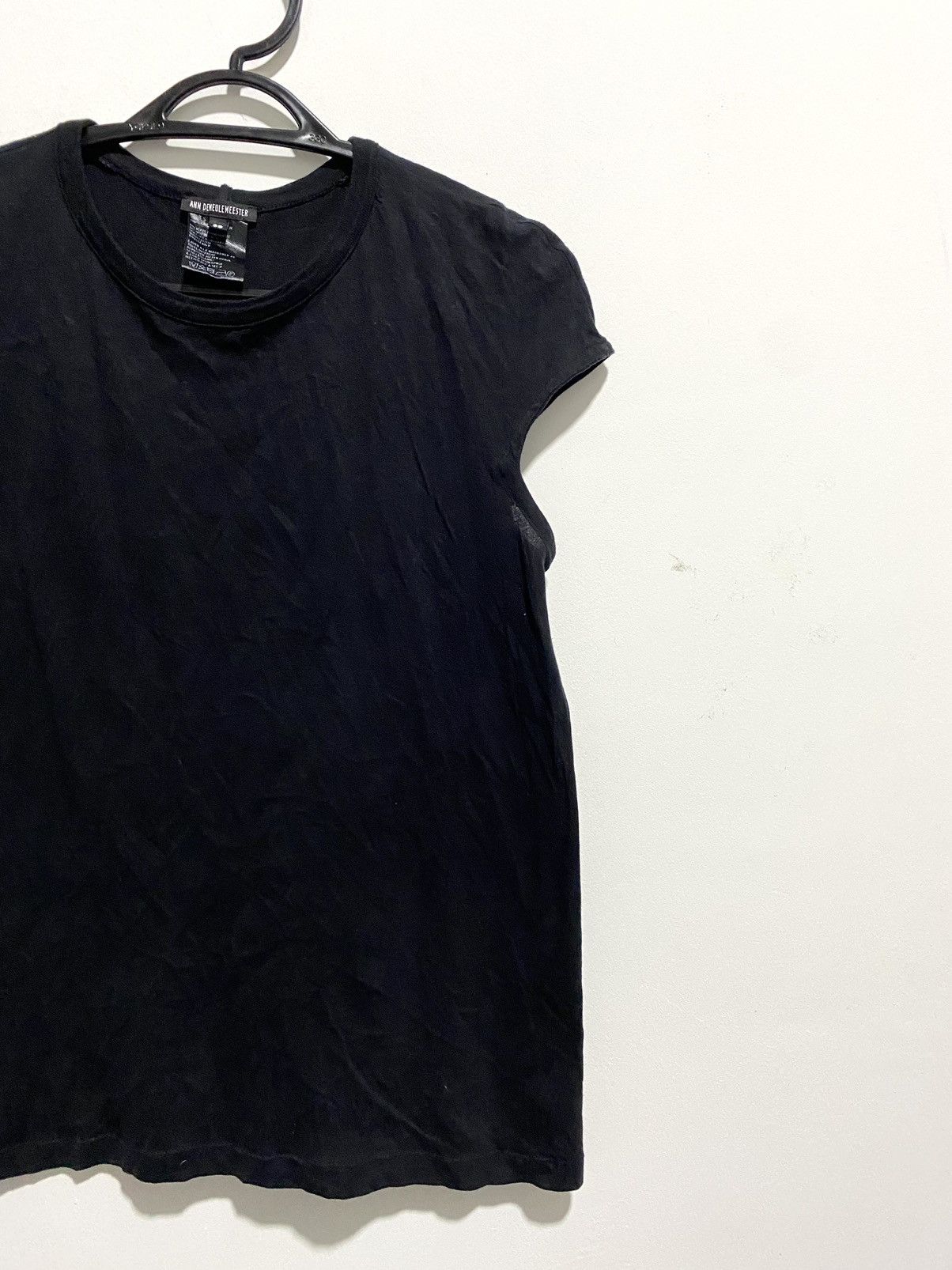 Ann Demeulemeester Ann Demeulemeester Black tee Size M / US 6-8 / IT 42-44 - 3 Thumbnail