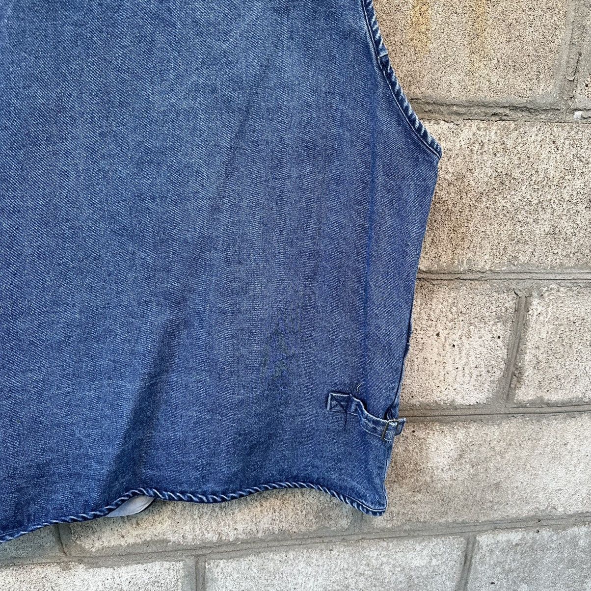 Hypebeast Vintage Fishing Western Denim Vest Multi pocket Y2K 00s USA Size US XXL / EU 58 / 5 - 9 Thumbnail