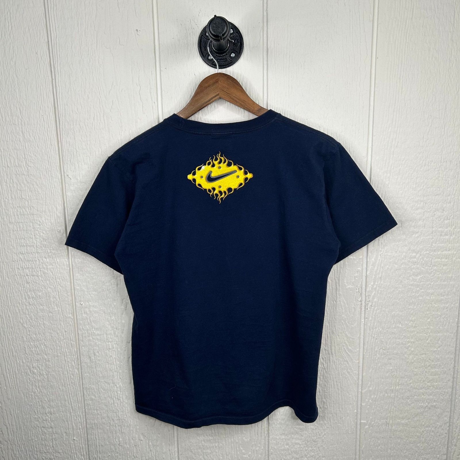 Nike Y2K Nike Flames Double-Sided Streetwear Graphic Tee Small Size US S / EU 44-46 / 1 - 6 Thumbnail