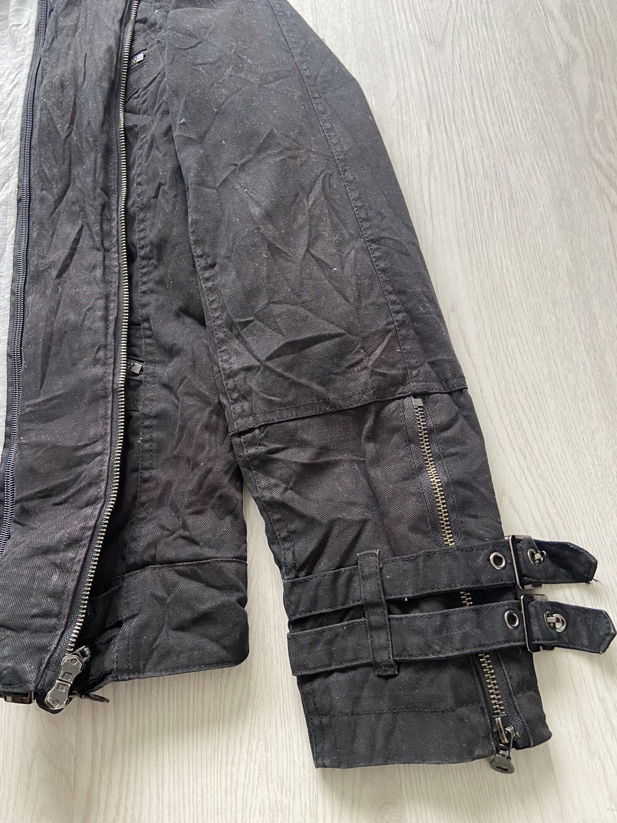 14th Addiction Vintage In The Attic Bondage Zipper Strap Jacket Size US L / EU 52-54 / 3 - 5 Thumbnail