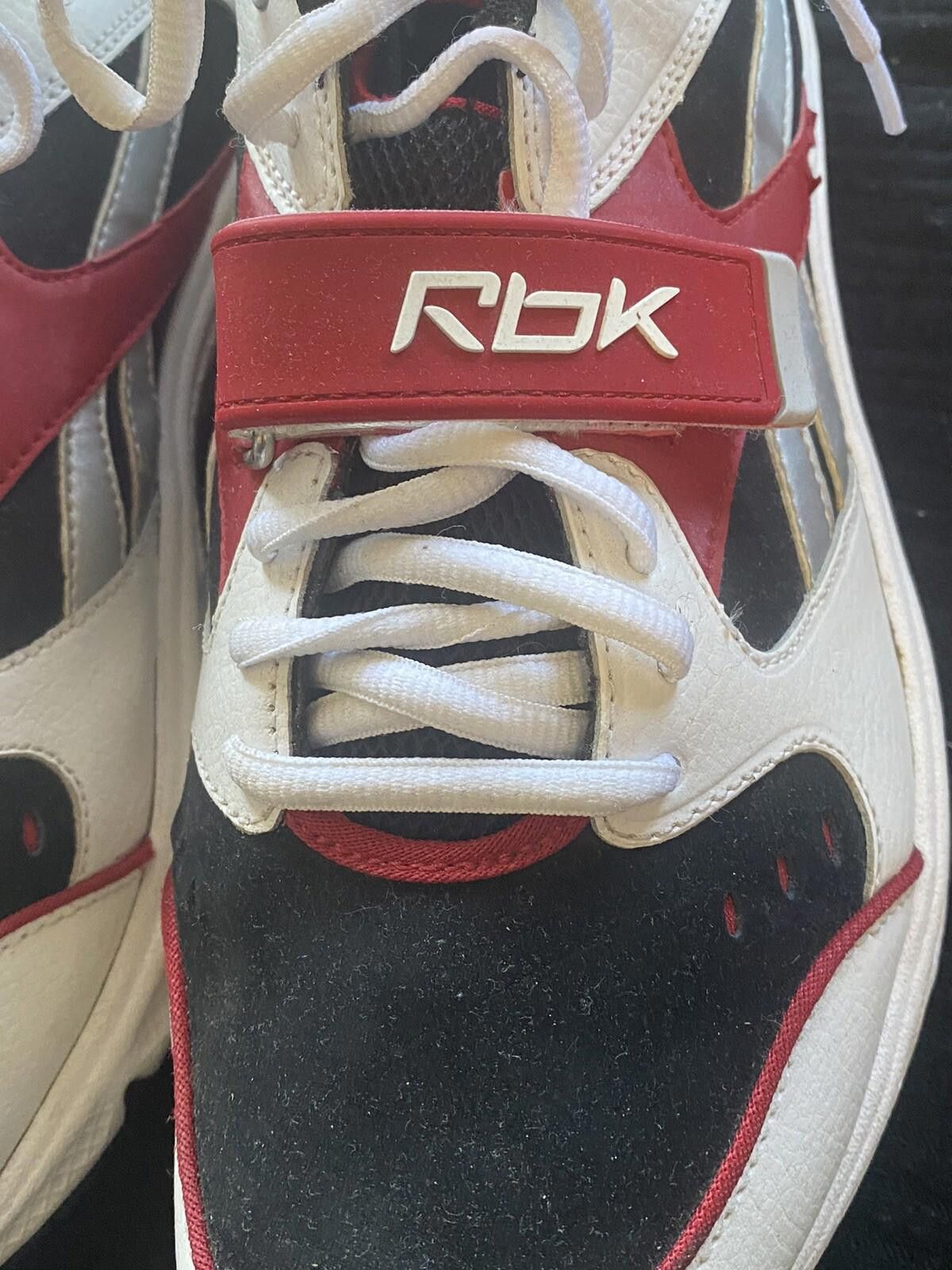 Reebok Reebok RB-704 FLU 2-177611 red black white shoes Size 12 Size US 12 / EU 45 - 2 Thumbnail