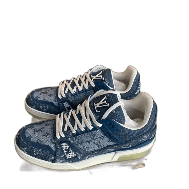 Louis Vuitton Louis Vuitton Denim Fashion Sneakers for Men-yf Size US 9.5 / EU 42-43 - 1 Thumbnail