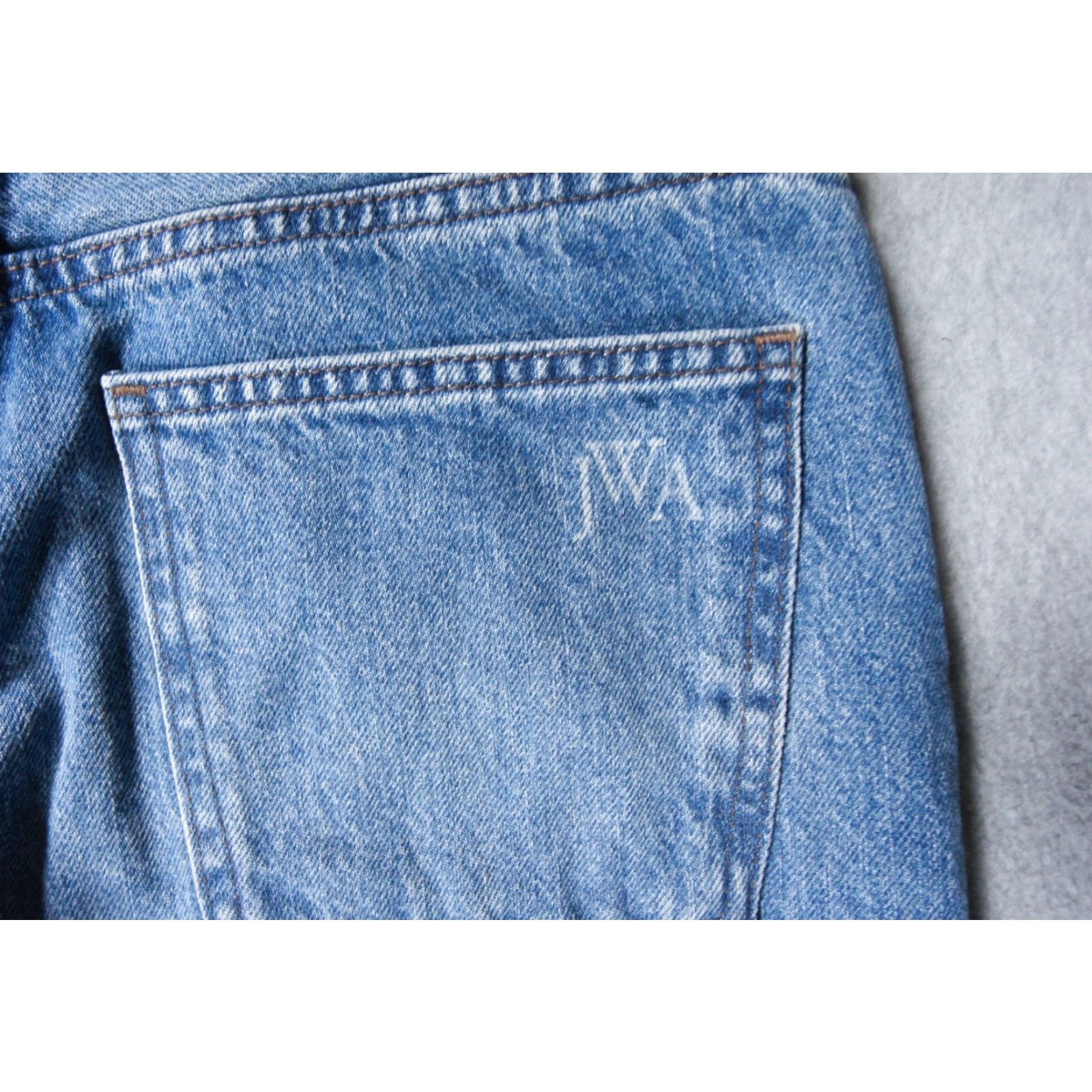 Uniqlo Uniqlo Jeans 26x31 Blue Denim JW Anderson Straight Leg 5-Pocket Design Regular Womens Size 26" / US 2 / IT 38 - 6 Thumbnail