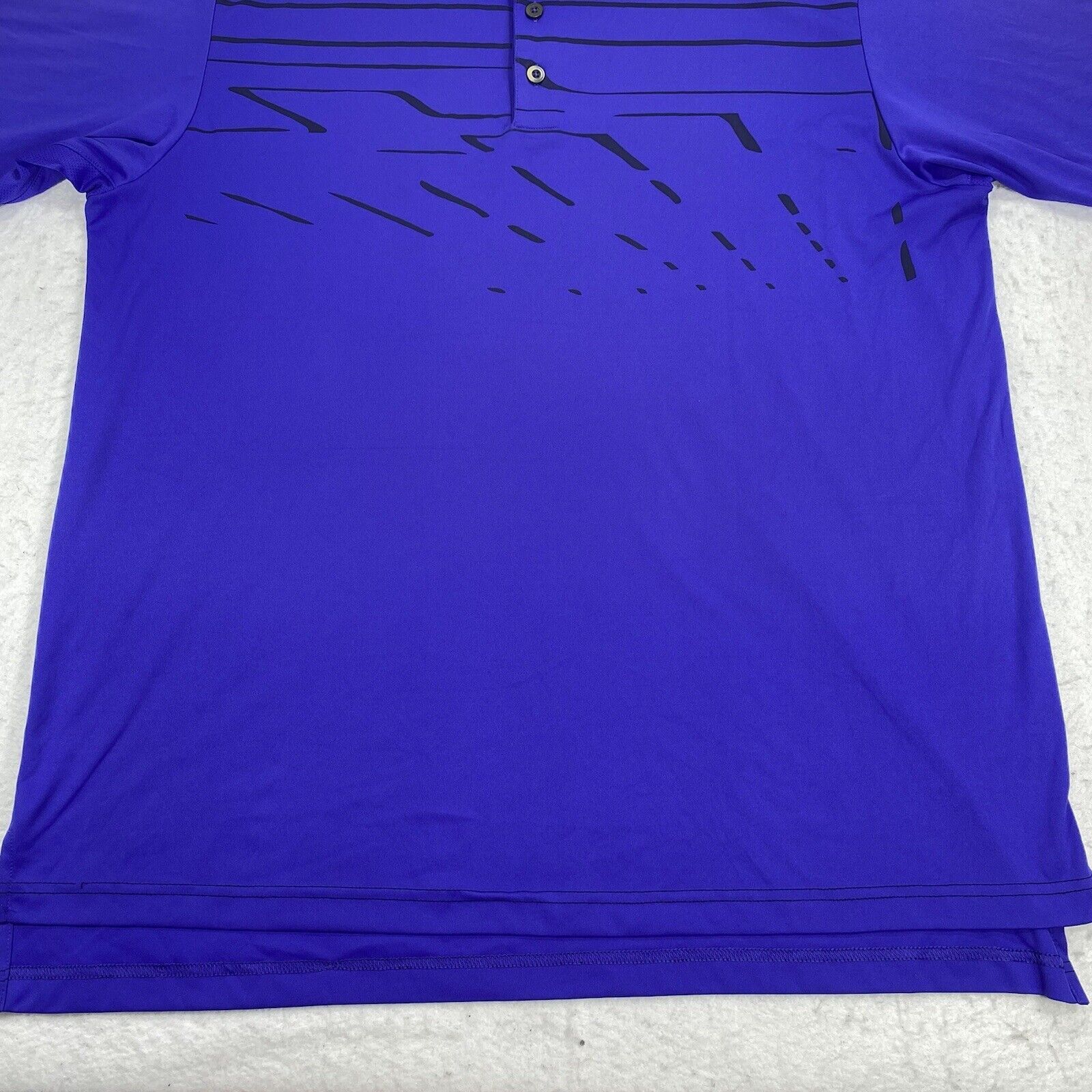 Adidas Adidas Golf XL Lightweight Athletic Polo Purple Black Shirt Size US XL / EU 56 / 4 - 6 Thumbnail