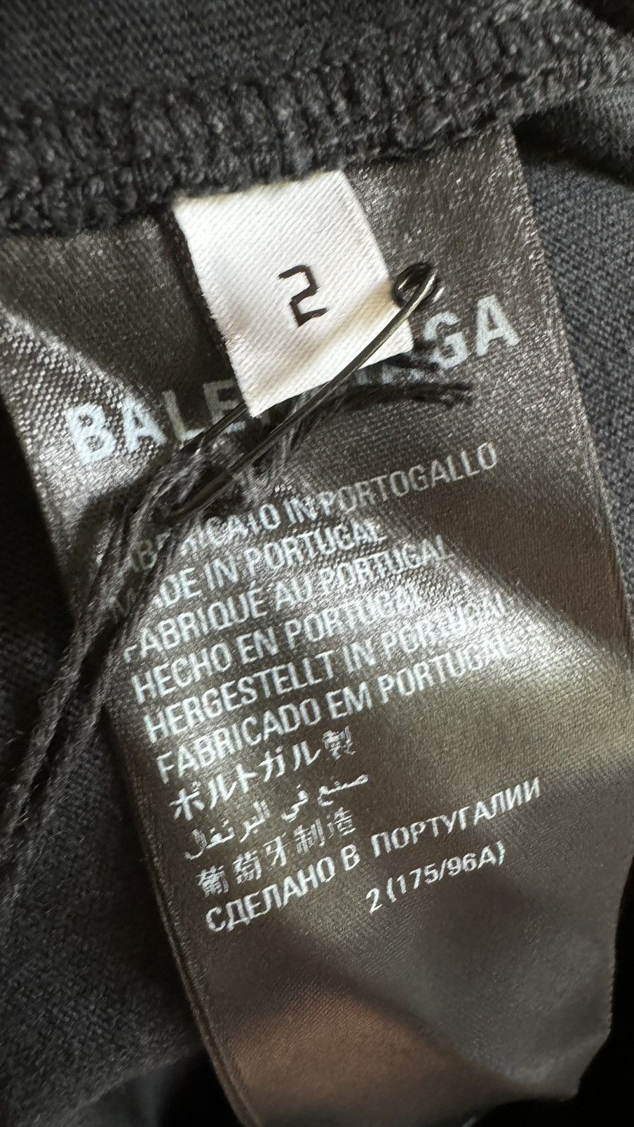 Balenciaga Balenciaga black strike 1917 t shirt Size US M / EU 48-50 / 2 - 6 Thumbnail