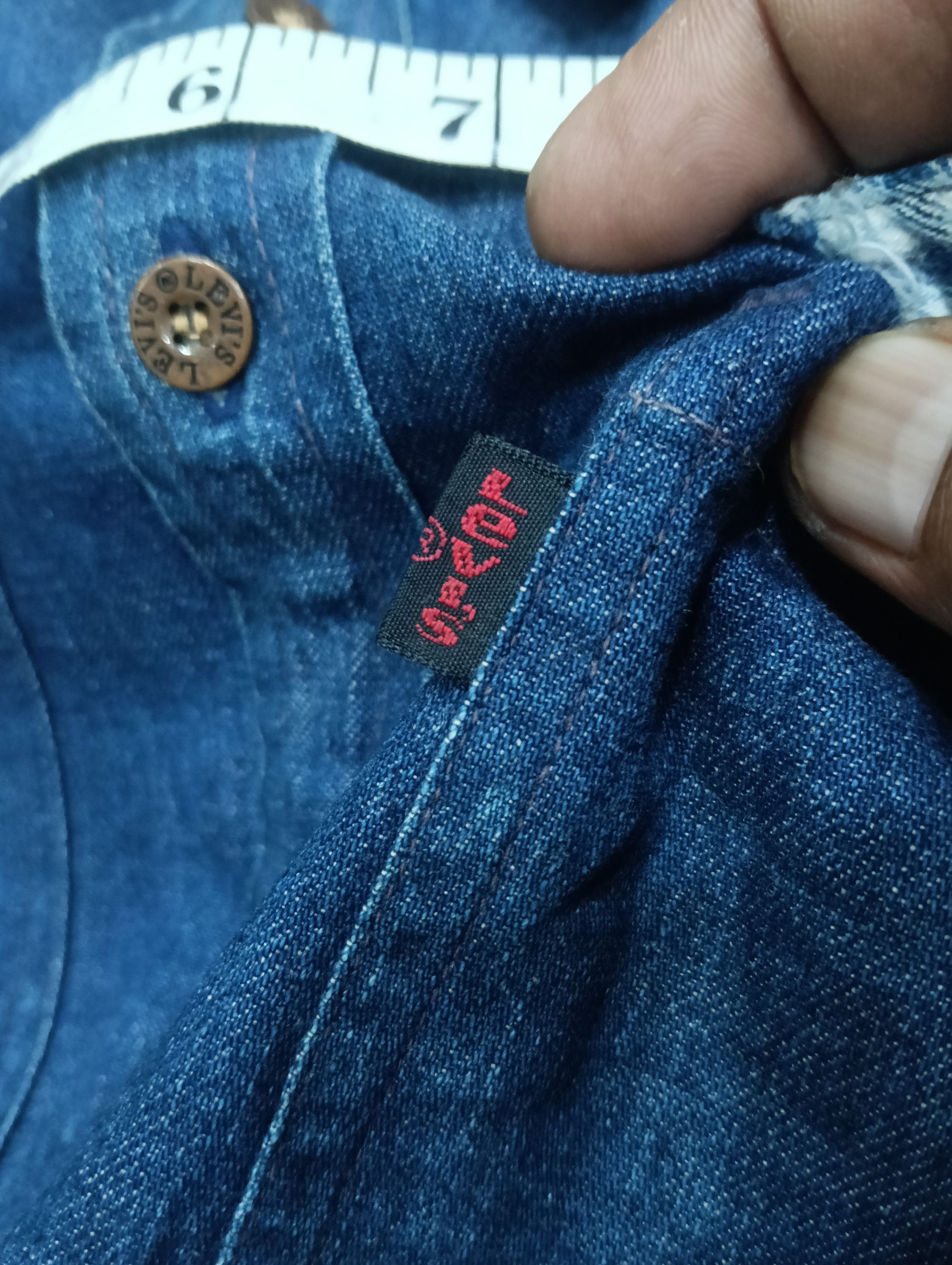 Levi's Vintage Clothing Vintage Repro Levis Big E Button Size US M / EU 48-50 / 2 - 8 Thumbnail