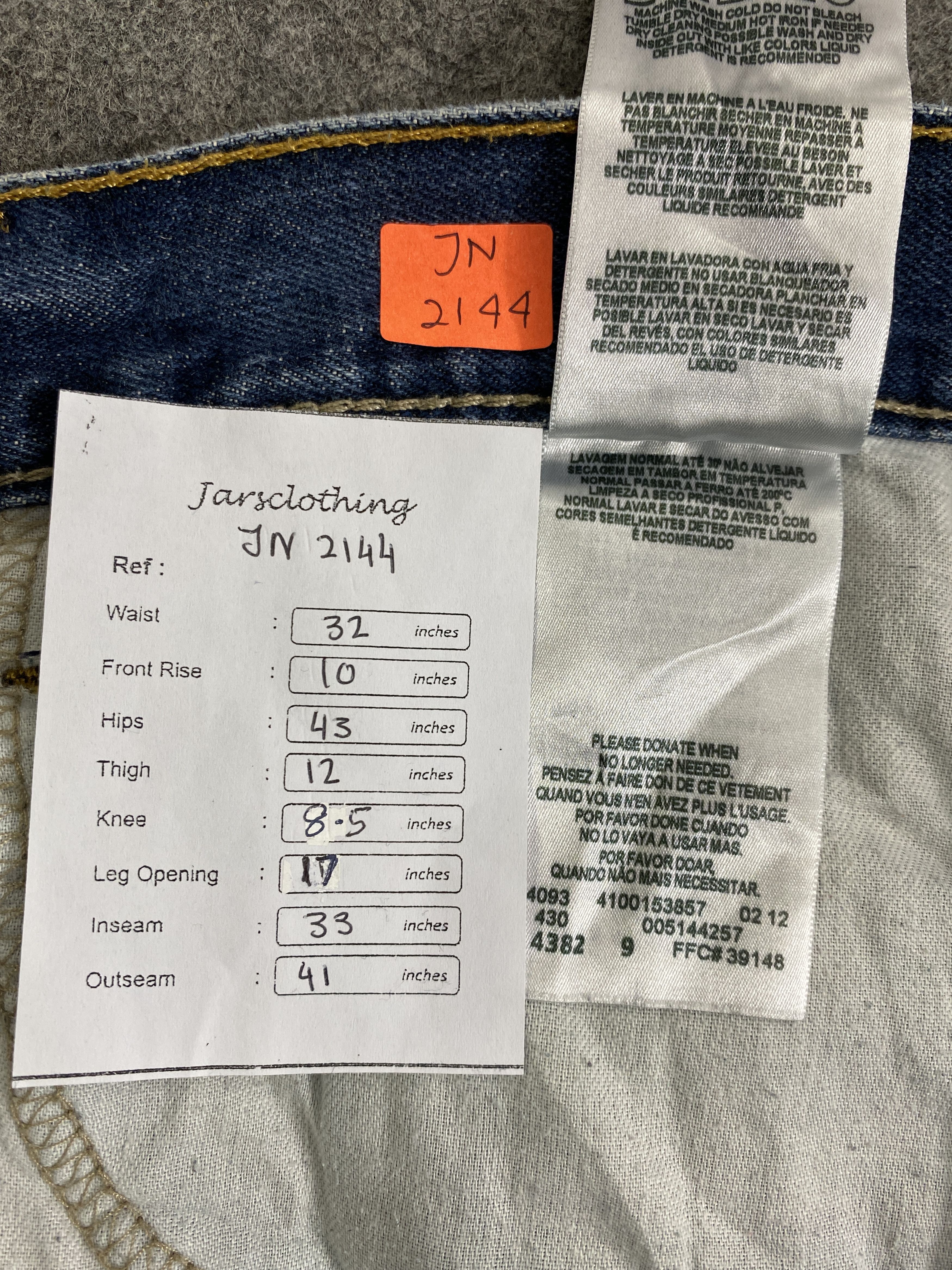 Levi's Blue Vintage Levi's 514 Jeans 32x33 Denim -JN2144 Size US 32 / EU 48 - 9 Thumbnail