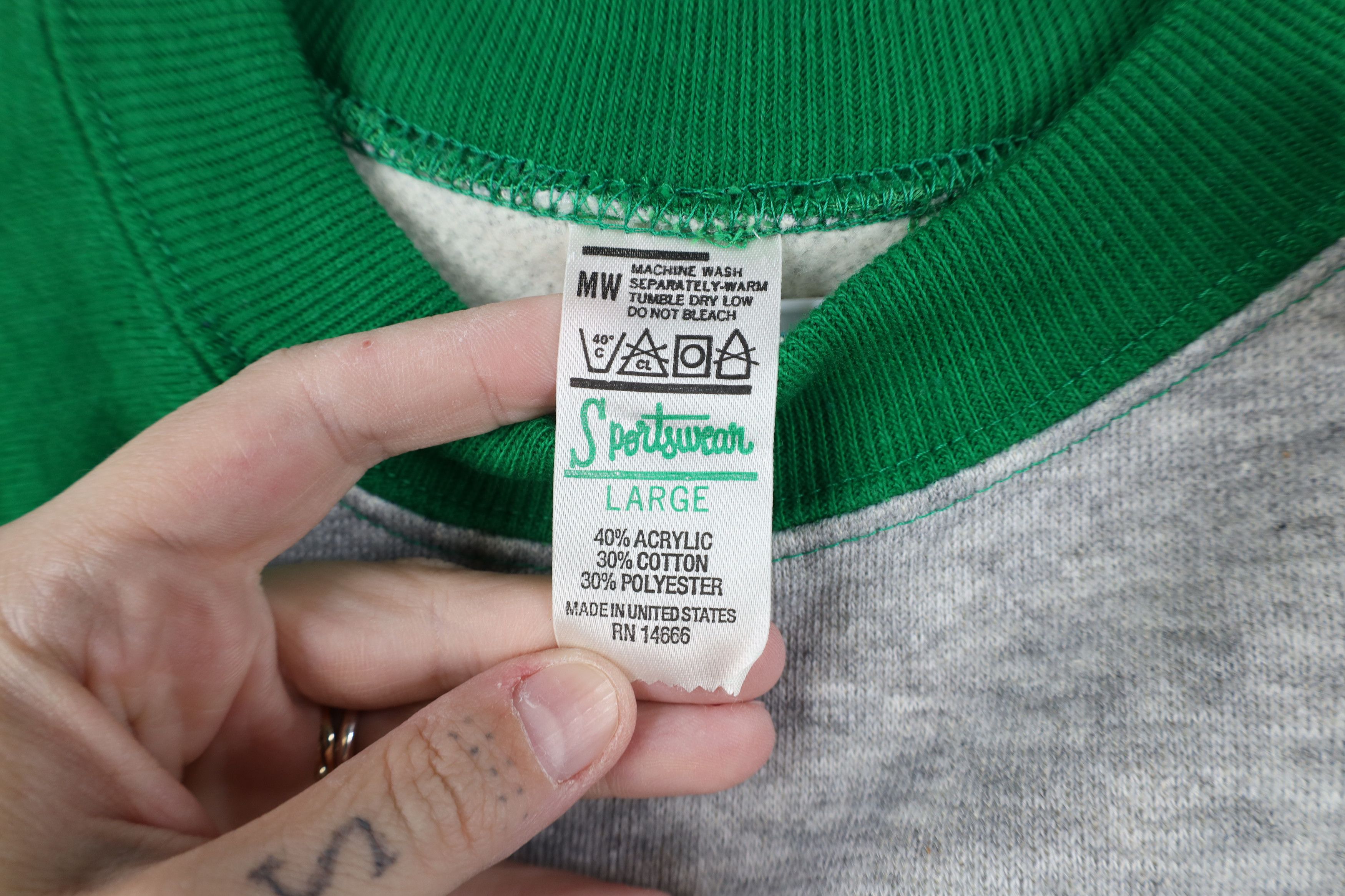 Vintage Deadstock Vintage 60s 70s Streetwear Raglan Sweatshirt USA Size US L / EU 52-54 / 3 - 6 Thumbnail