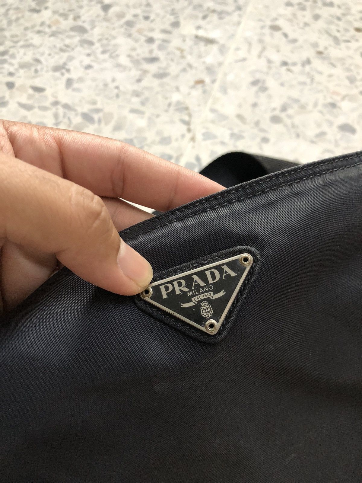Prada Authentic❗️Vintage 90s Prada Nylon Sling Bag Size ONE SIZE - 3 Thumbnail