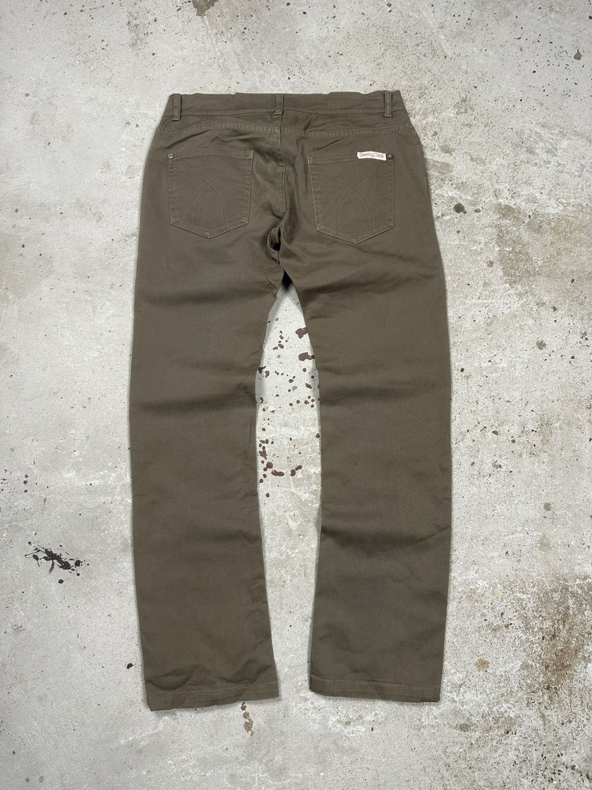 See by Chloe 2000s See by Chloe Brown Pants Trousers Size 29" - 1 Thumbnail