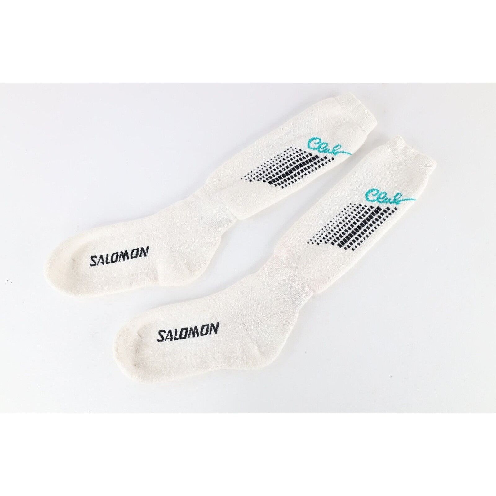 Salomon × Vintage Vintage Salomon Club Skiing Snowboard Mountain Boot Socks Size ONE SIZE - 1 Thumbnail