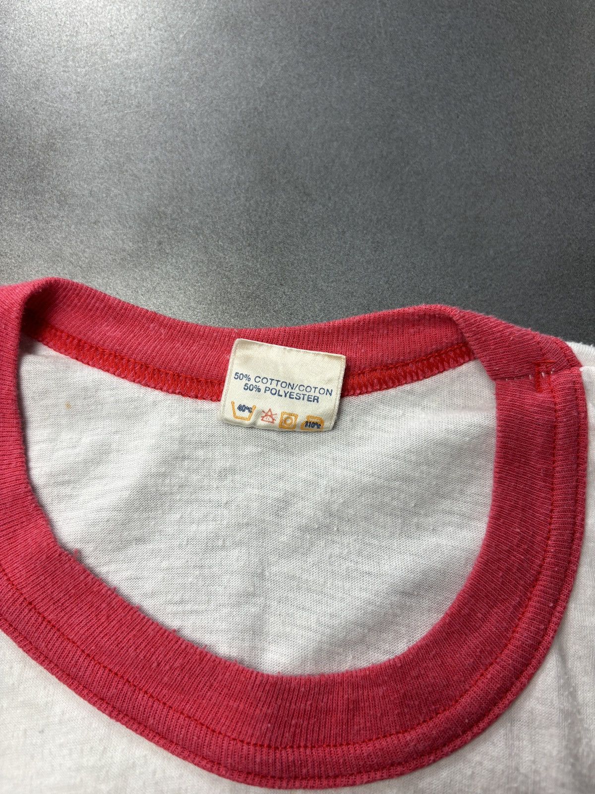 Vintage 1980s Ringer Tee True Vintage Political Liberal Party Tee Size US S / EU 44-46 / 1 - 5 Thumbnail