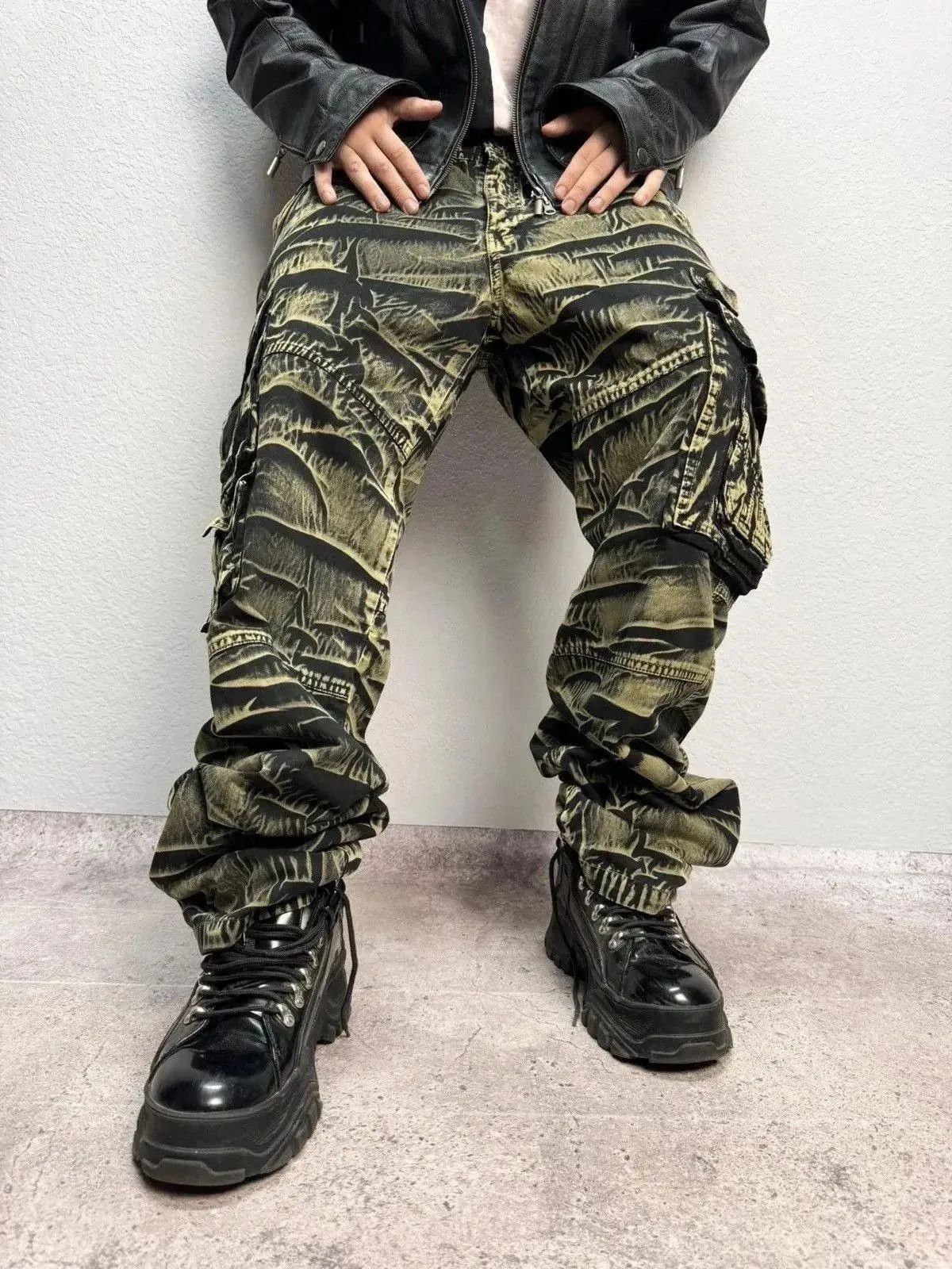 Japanese Brand G-Star raw Bondage Cargo Pants Dolce Gabbana Style Y2K Japan Size US 34 / EU 50 - 5 Thumbnail