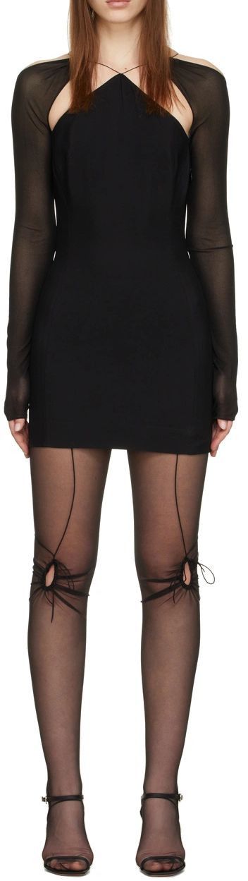 Nensi Dojaka Nensi Dojaka SSENSE Exclusive Cut-Out Long Sleeve Dress XXS Size XXS / US 00 / IT 34 - 2 Thumbnail
