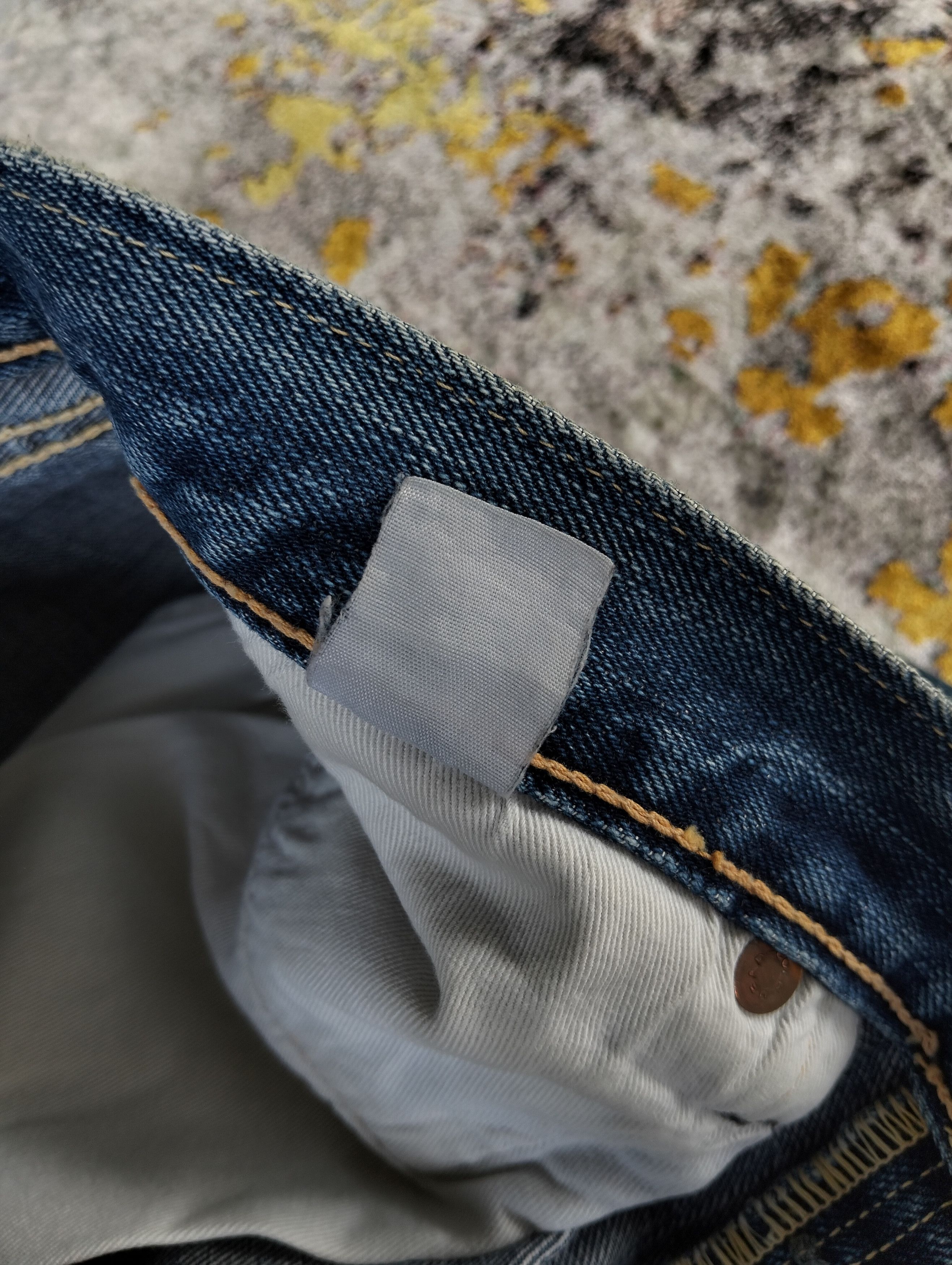 The Flat Head Vintage The Flat Head Button Fly Orange Line Selvedge Denim Size US 30 / EU 46 - 16 Thumbnail