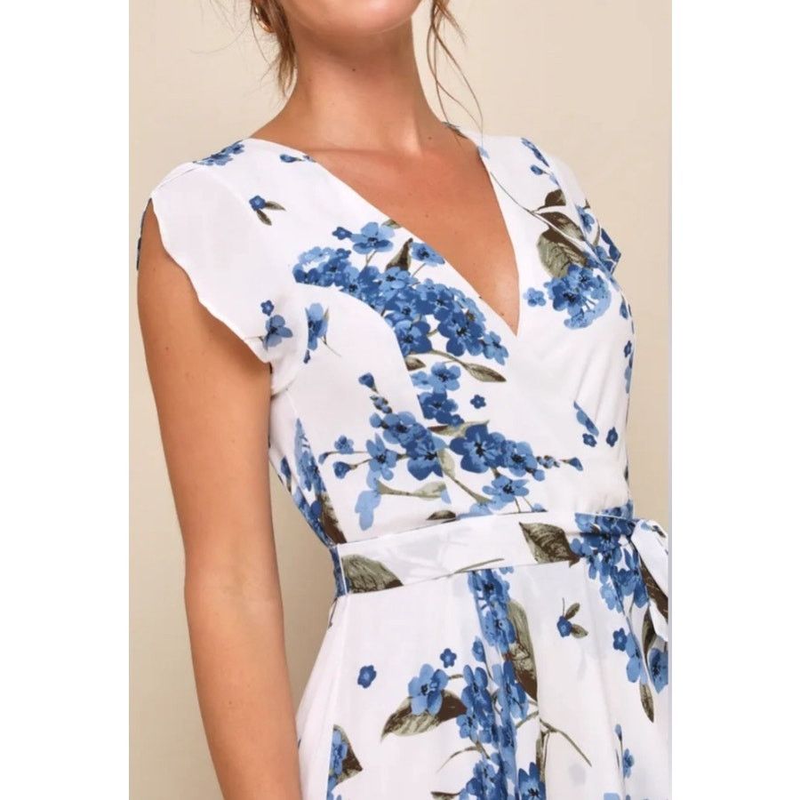 Lulus Lulus French Countryside Floral Print High-Low Dress Large Size L / US 10 / IT 46 - 9 Thumbnail