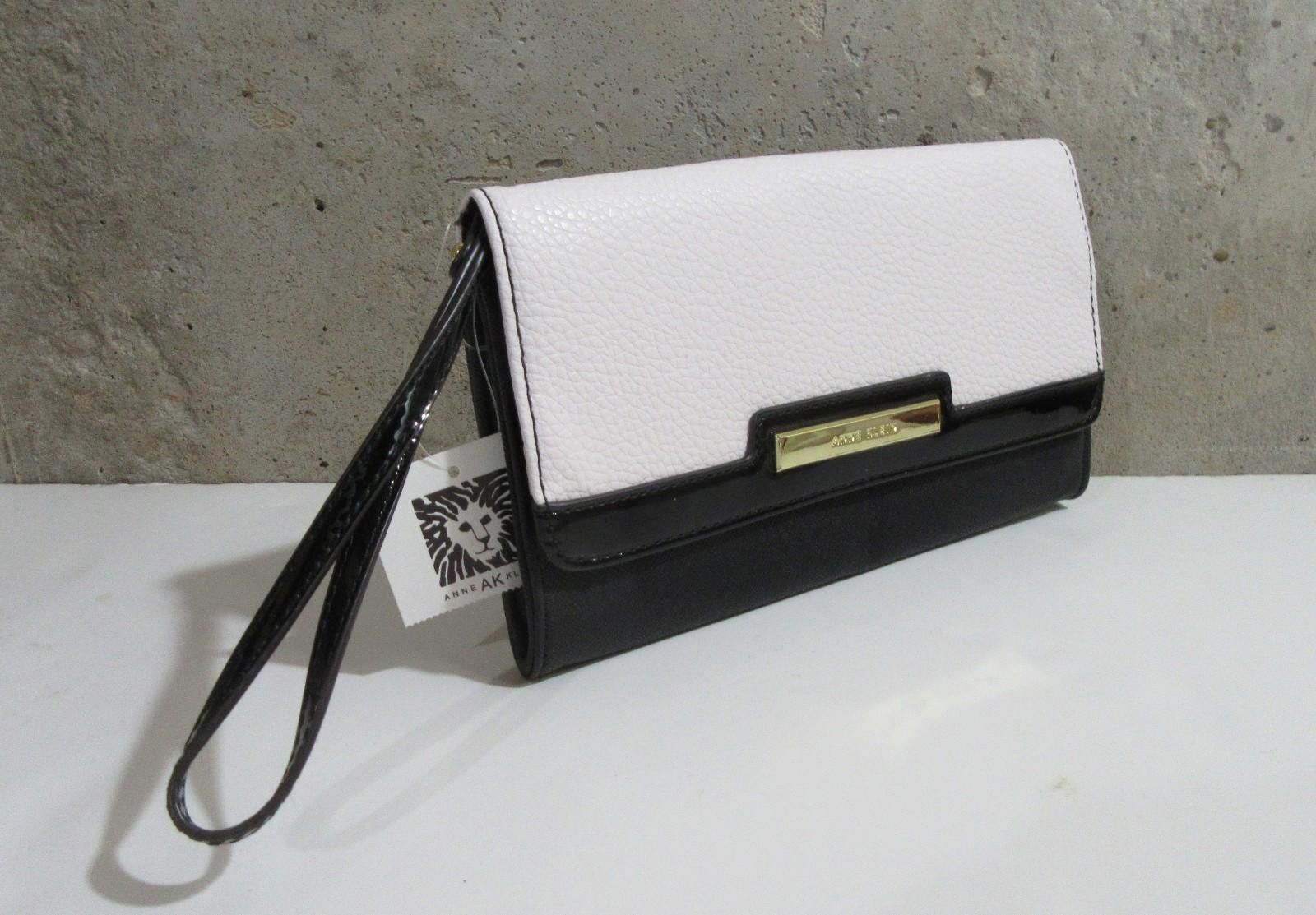 Designer Anne Klein Beyond the Pal Flap Clutch Wallet Black Multi Size ONE SIZE - 6 Thumbnail