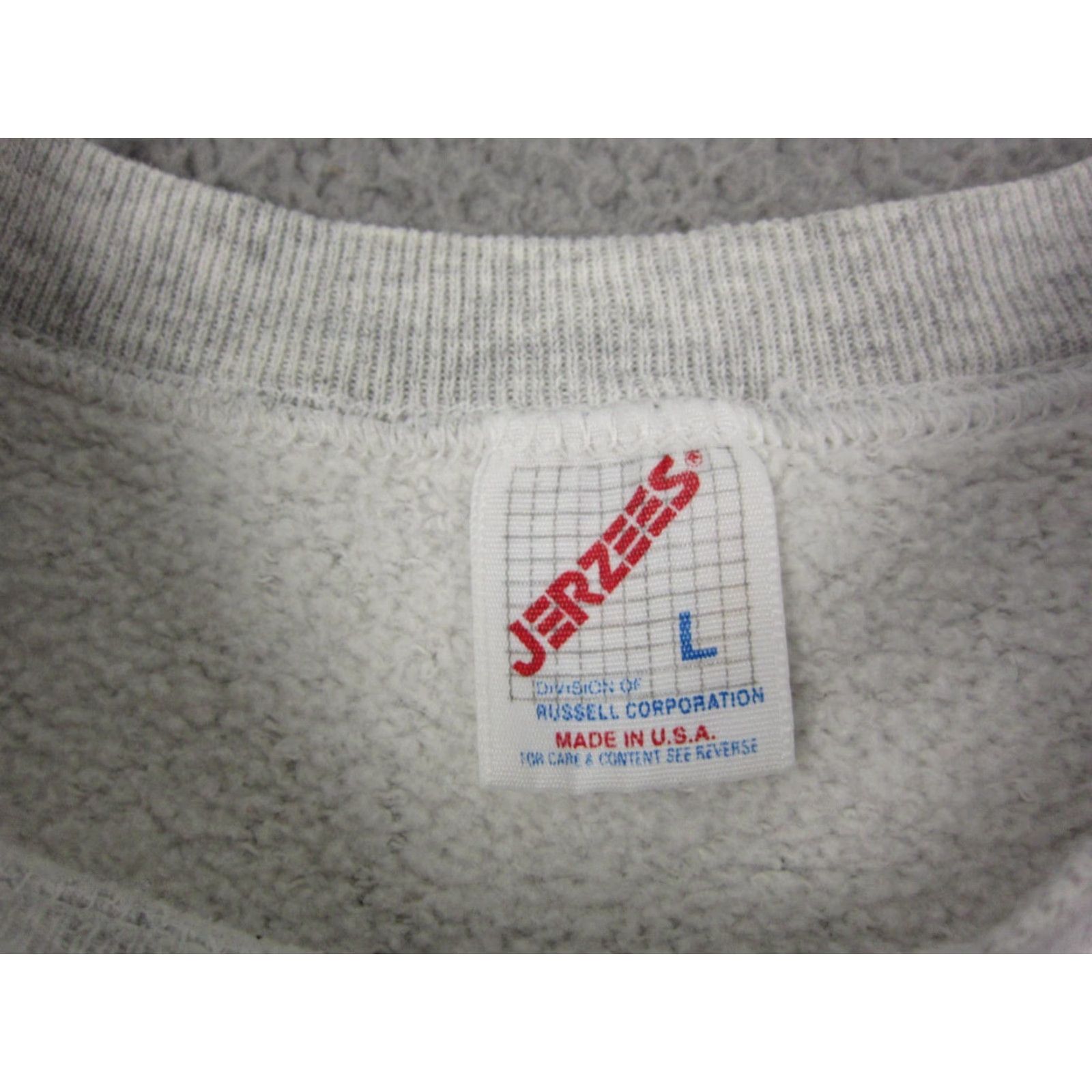 Jerzees VINTAGE Jerzees Sweatshirt Mens Large Gray Union Sweater Made in USA U Plaid Size US L / EU 52-54 / 3 - 5 Thumbnail
