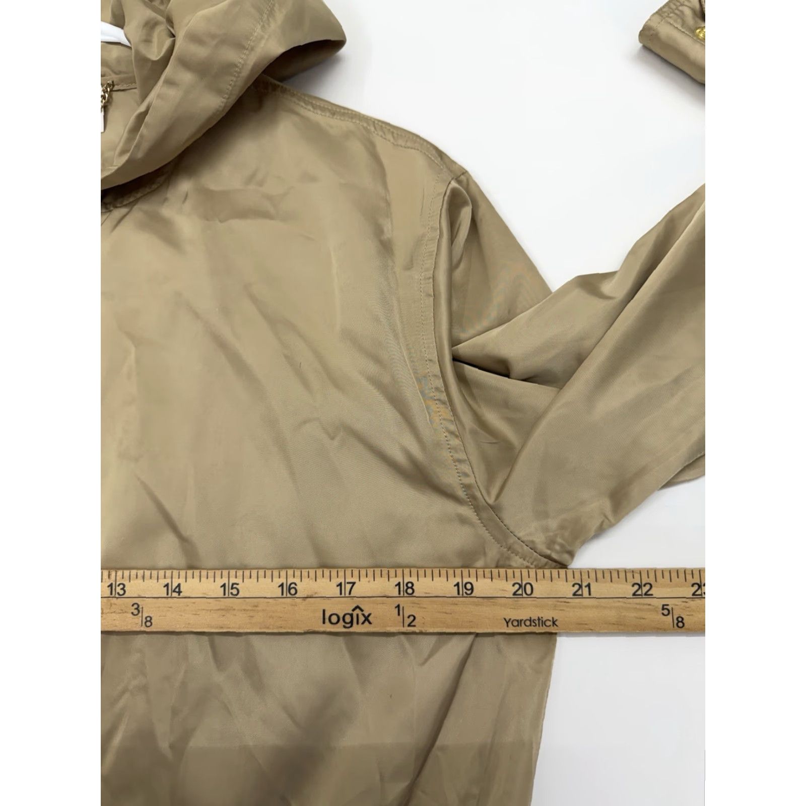 Michael Kors Michael Kors Womens Jacket Size Small Gold Zip Up Hooded Adjustable Jacket Size S / US 4 / IT 40 - 7 Thumbnail