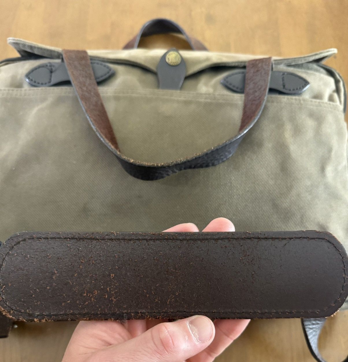 Filson Filson 256 Original Briefcase Otter Green USA Made Size ONE SIZE - 9 Thumbnail