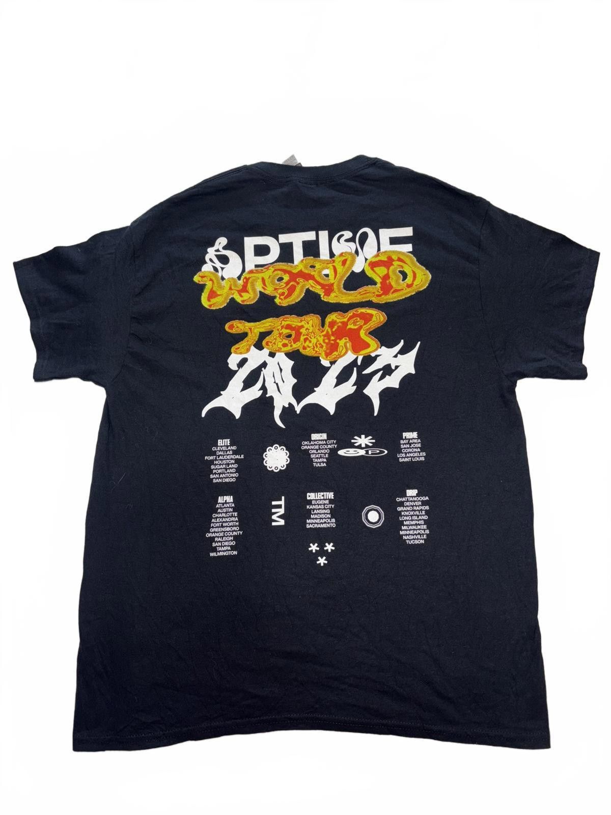 Gildan Retro Gildan Aptive World Tour 2023 T-Shirt - Black Size US L / EU 52-54 / 3 - 4 Thumbnail