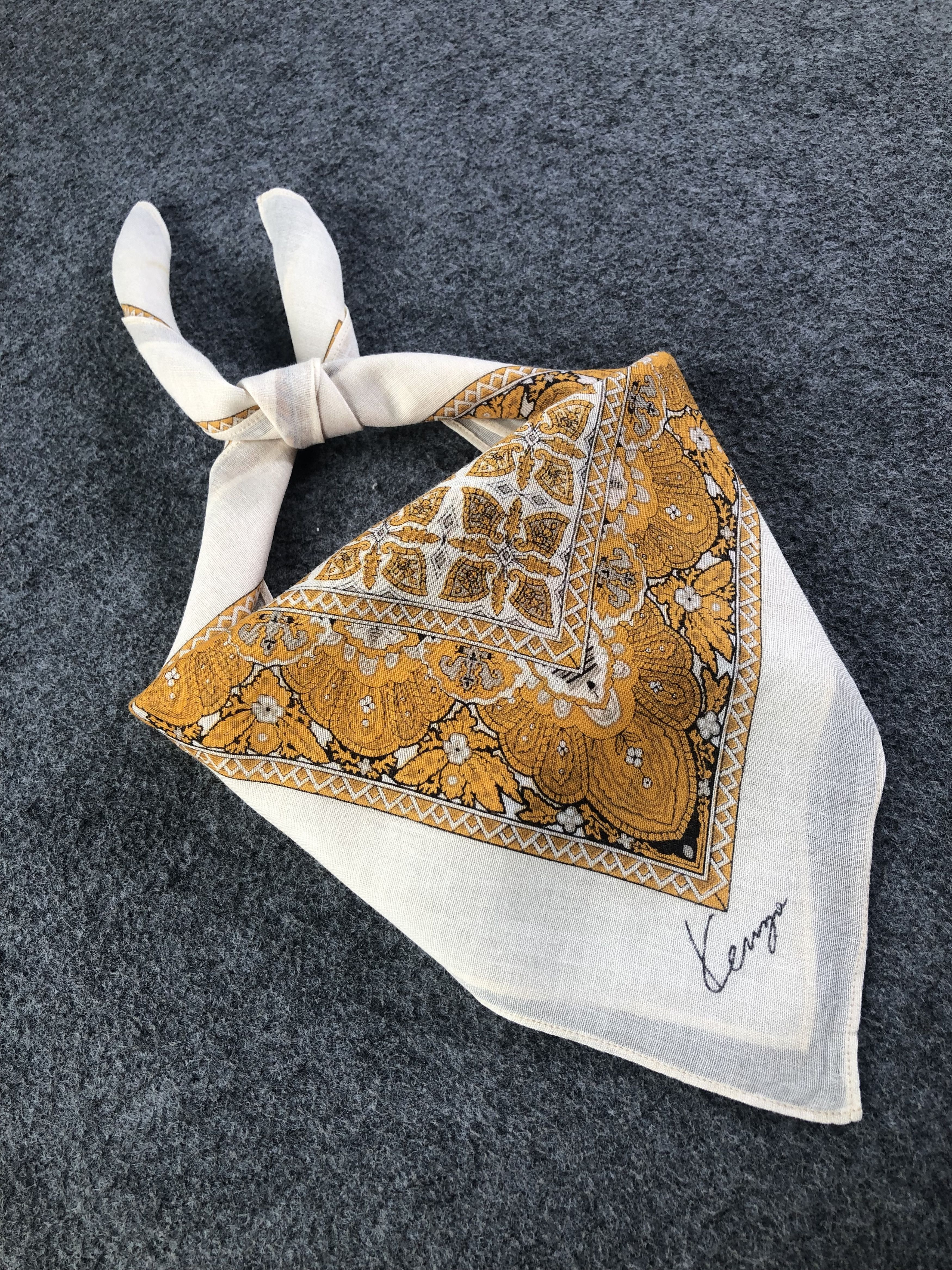 Kenzo × Vintage Kenzo Paislee Handkerchief / Bandana / Neckerchief Size ONE SIZE - 1 Thumbnail