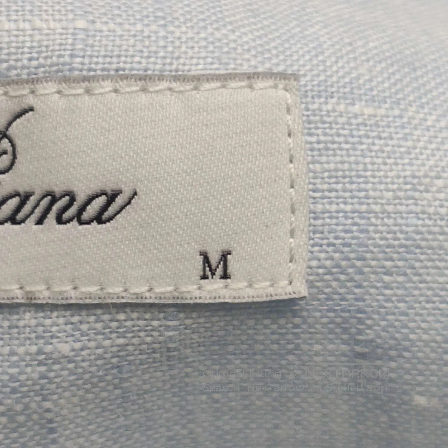Loro Piana Loro Piana Linen Single-Breasted Spread Collar Shirt M. Size US M / EU 48-50 / 2 - 4 Thumbnail