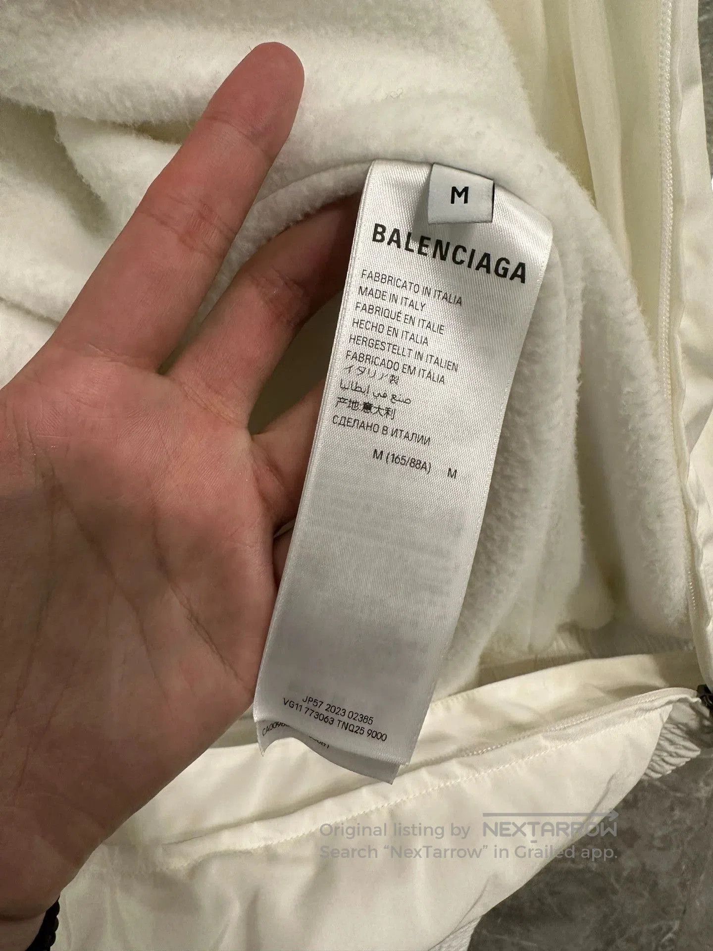 Balenciaga limited edition balenciaga white coach jacket. Size US M / EU 48-50 / 2 - 5 Thumbnail