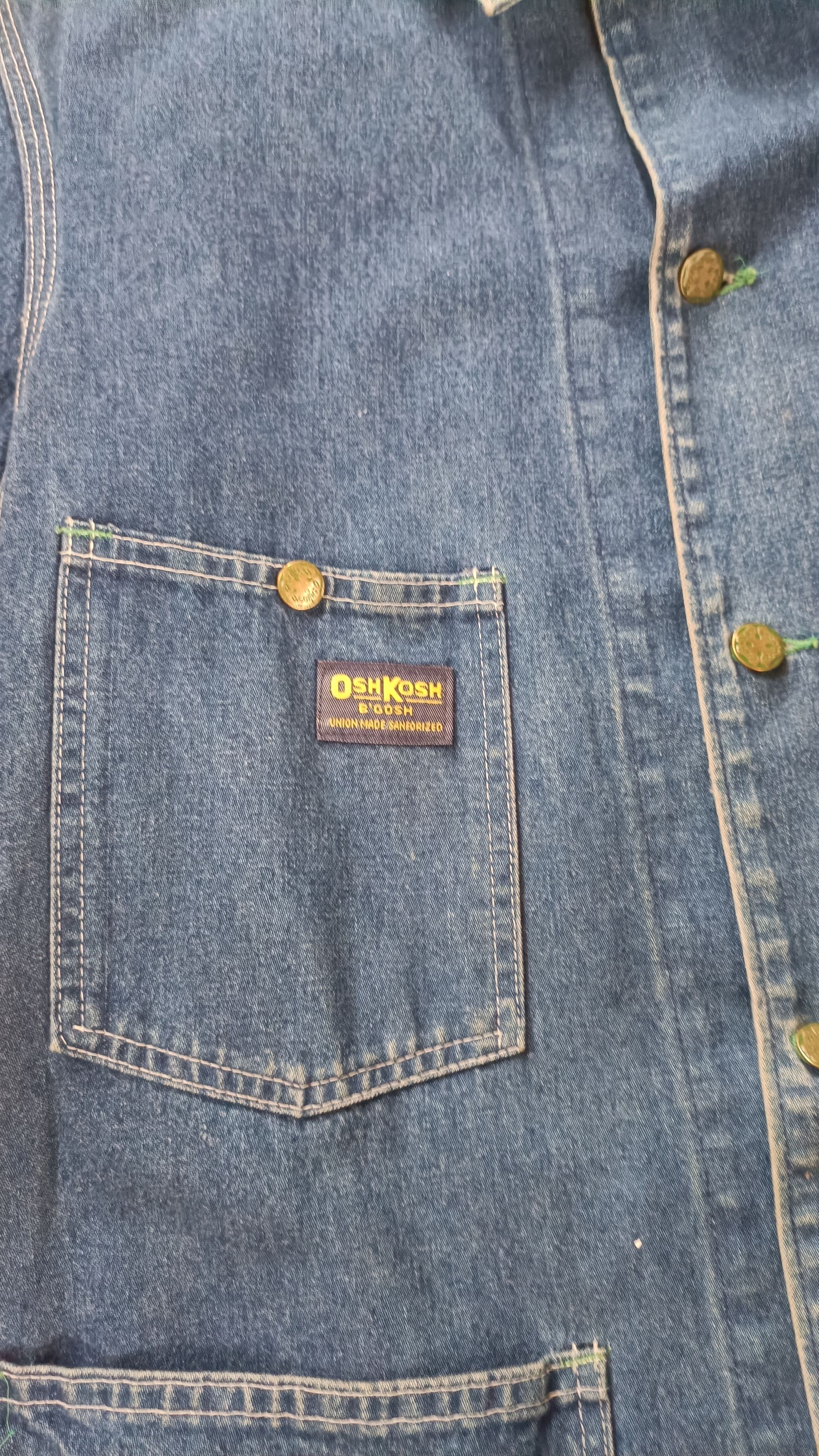 Oshkosh Oshkosh vtg 70s-80s chore Coat denim jacket Size US L / EU 52-54 / 3 - 4 Thumbnail