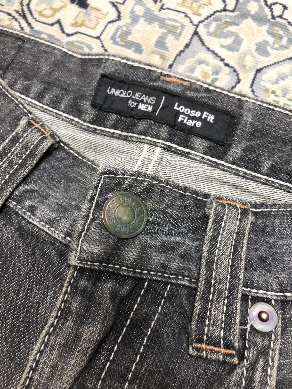 Uniqlo FLARE RUSTY VINTAGEUNIQLO DISTRESSED DENIM Size US 31 - 5 Thumbnail