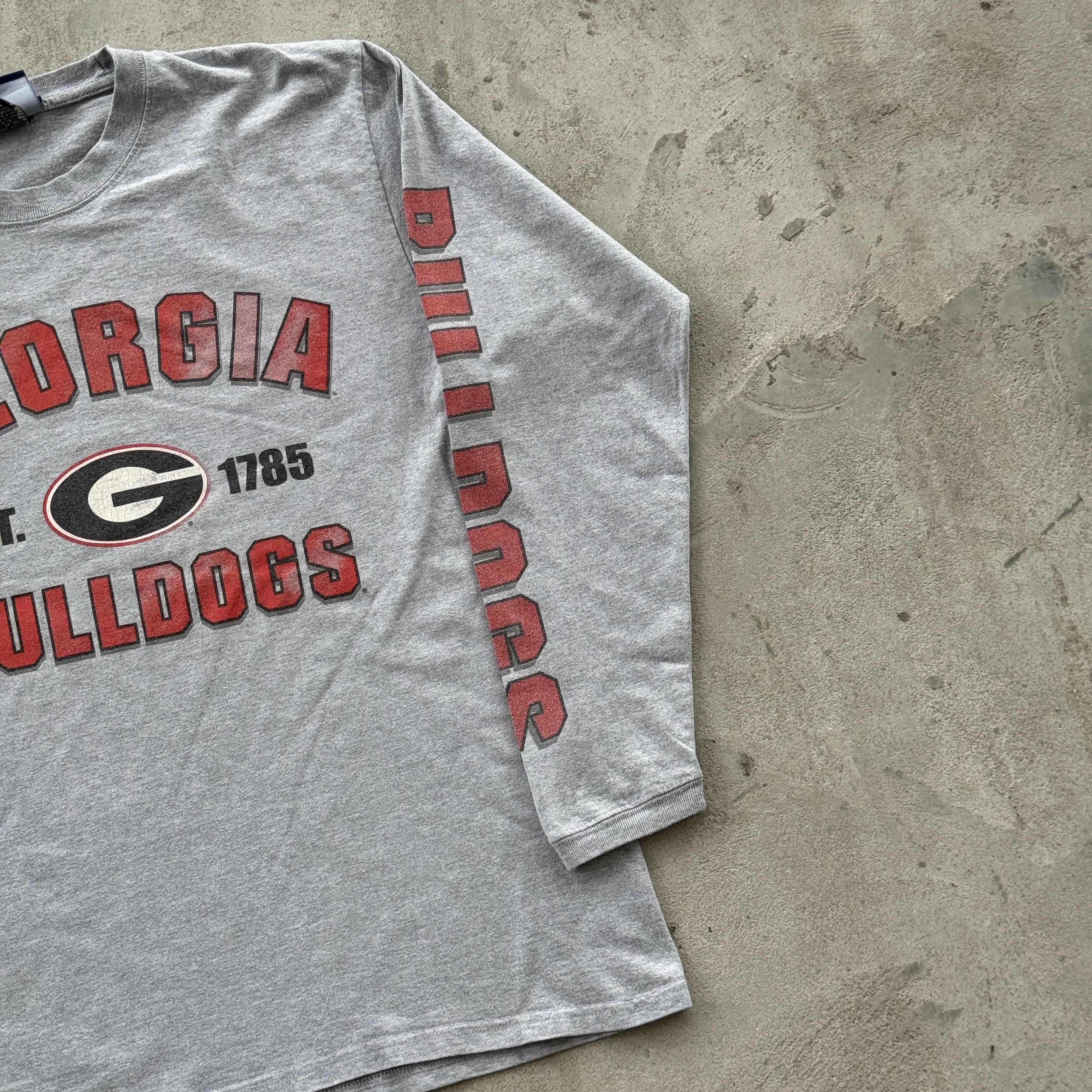 Vintage Varsity Classics Georgia Bulldogs Vintage Long Sleeve Grey L Size US L / EU 52-54 / 3 - 2 Thumbnail