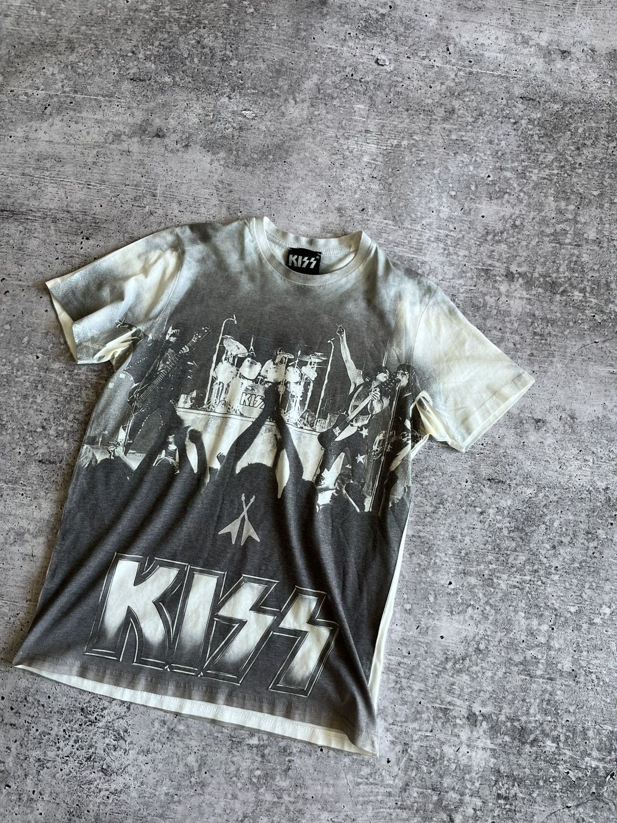 KISS Band Tees × KISS × Vintage vintage rock band overprinted tee Size US M / EU 48-50 / 2 - 2 Thumbnail