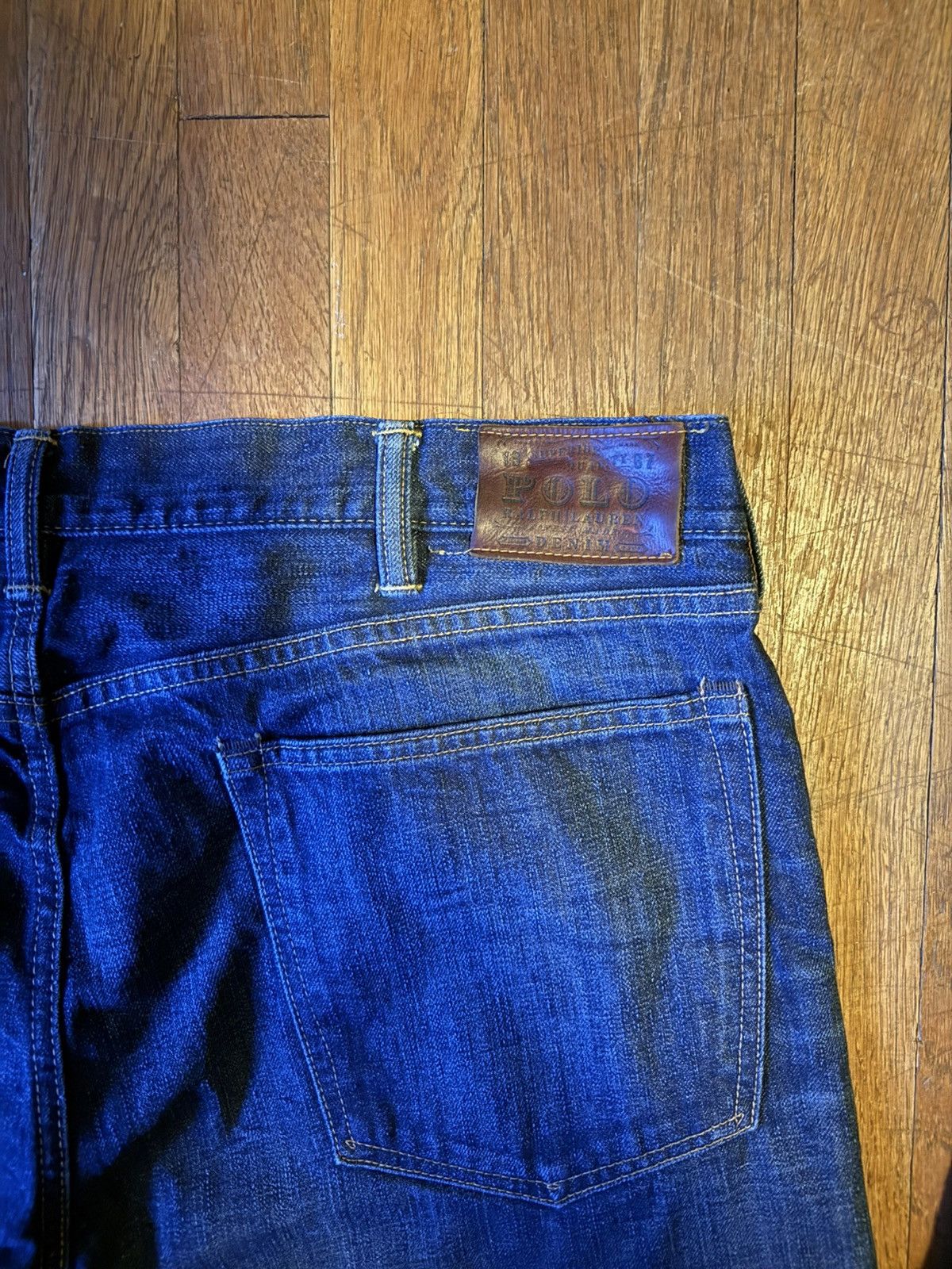 Polo Ralph Lauren Polo Ralph Lauren Hampton straight leg blue jeans Size US 34 / EU 50 - 3 Thumbnail