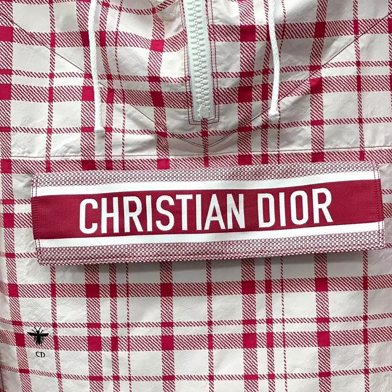 Dior Christian Dior Red Plaid Hoodie Long Sleeve-2505 Size US XS / EU 42 / 0 - 5 Thumbnail