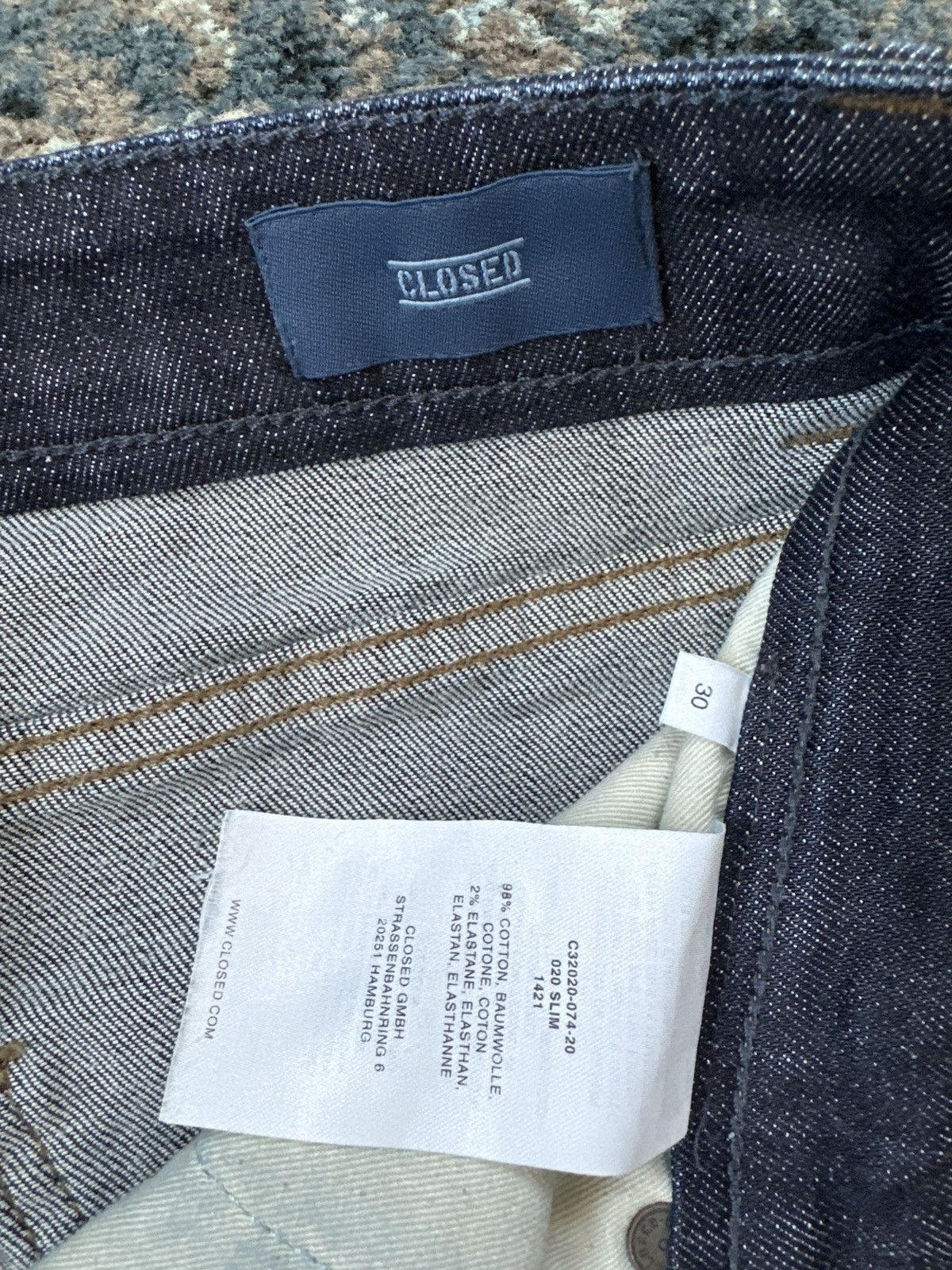 CLOSED Closed Slim Fit Blue Rinse Denim Size 30 Waist Size US 30 / EU 46 - 6 Thumbnail